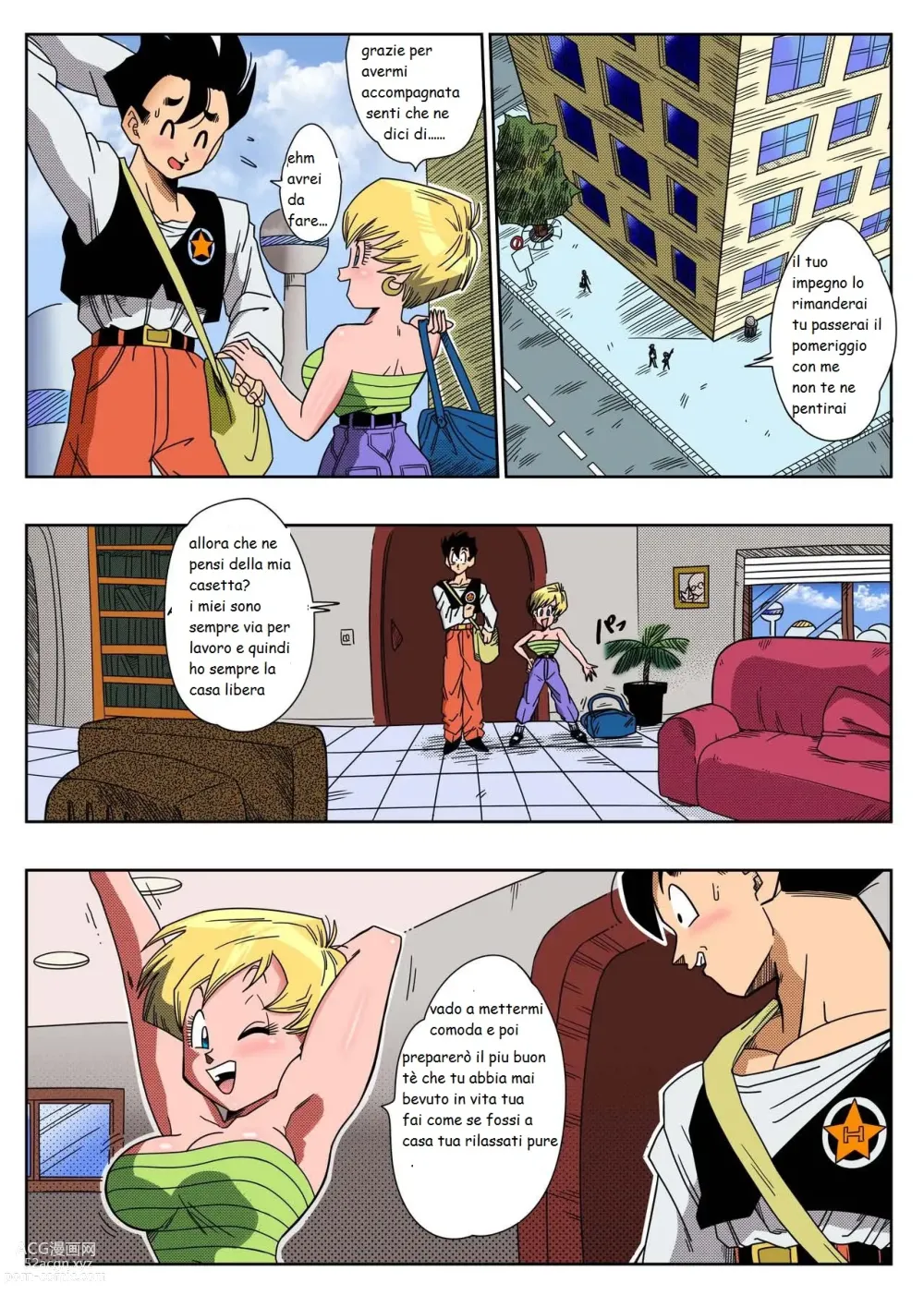 Page 4 of doujinshi LOVE TRIANGLE Z - Gohan, Erasa to Deau (decensored)