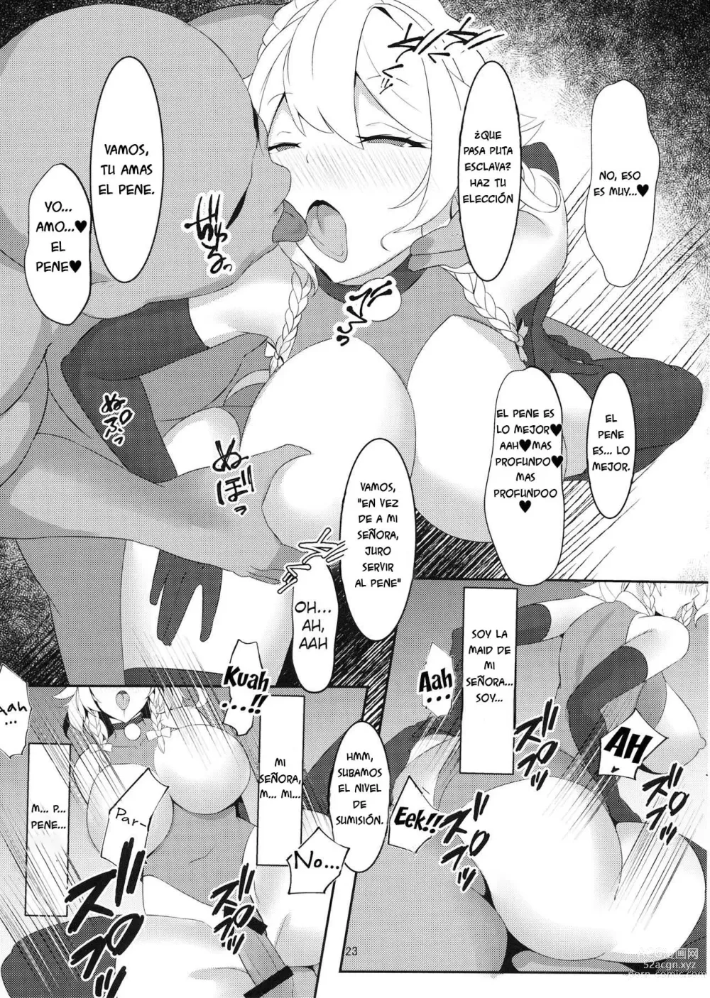 Page 14 of doujinshi Izayoi Sakuya Kaihou Saimin