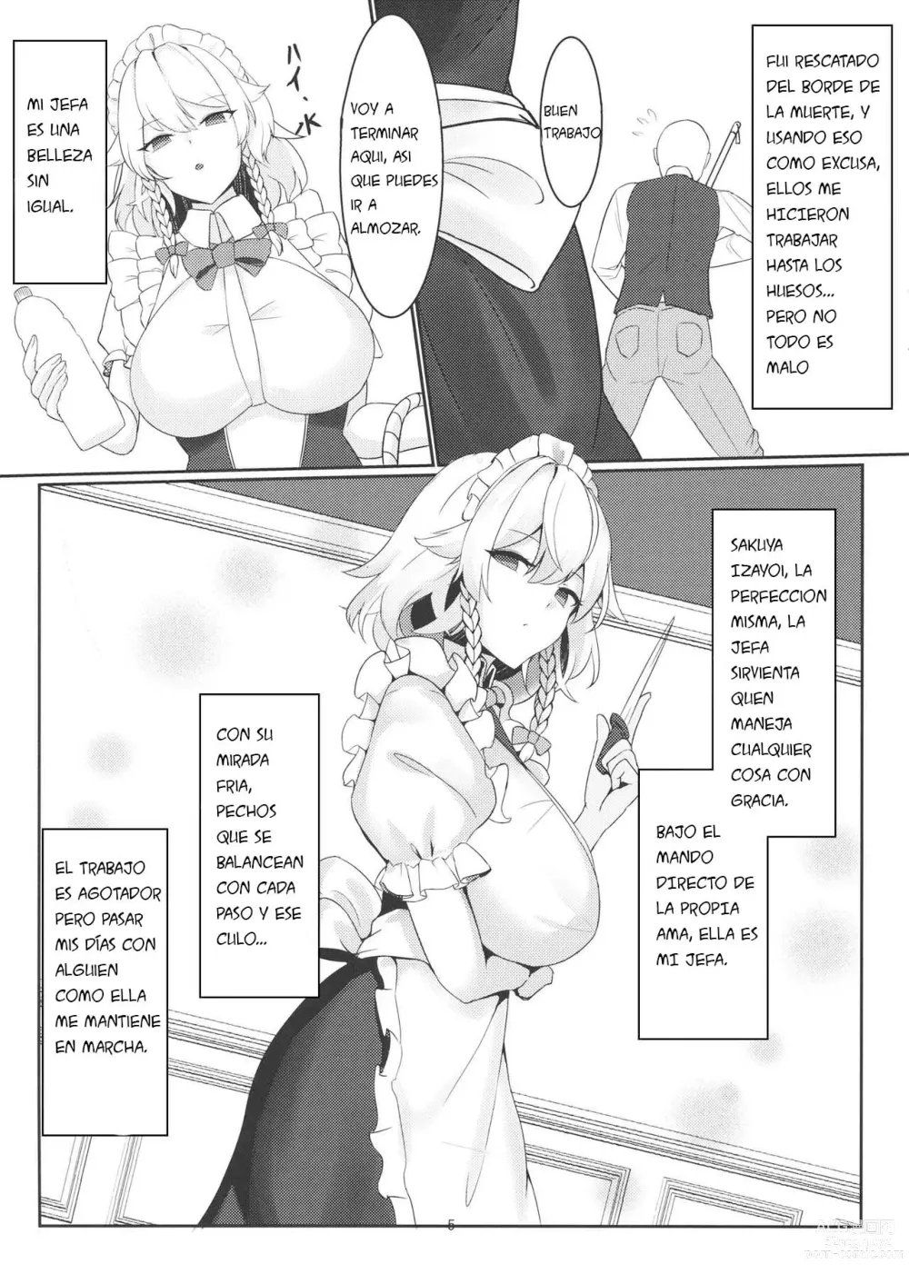 Page 19 of doujinshi Izayoi Sakuya Kaihou Saimin