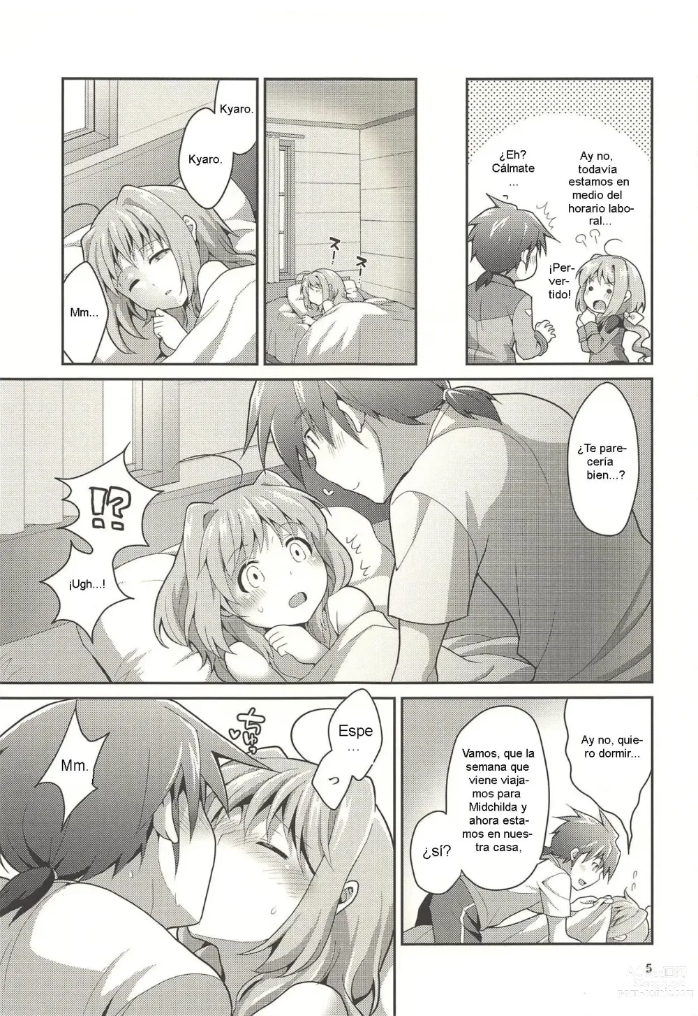 Page 4 of doujinshi Caropai wa Hatten Tojou!