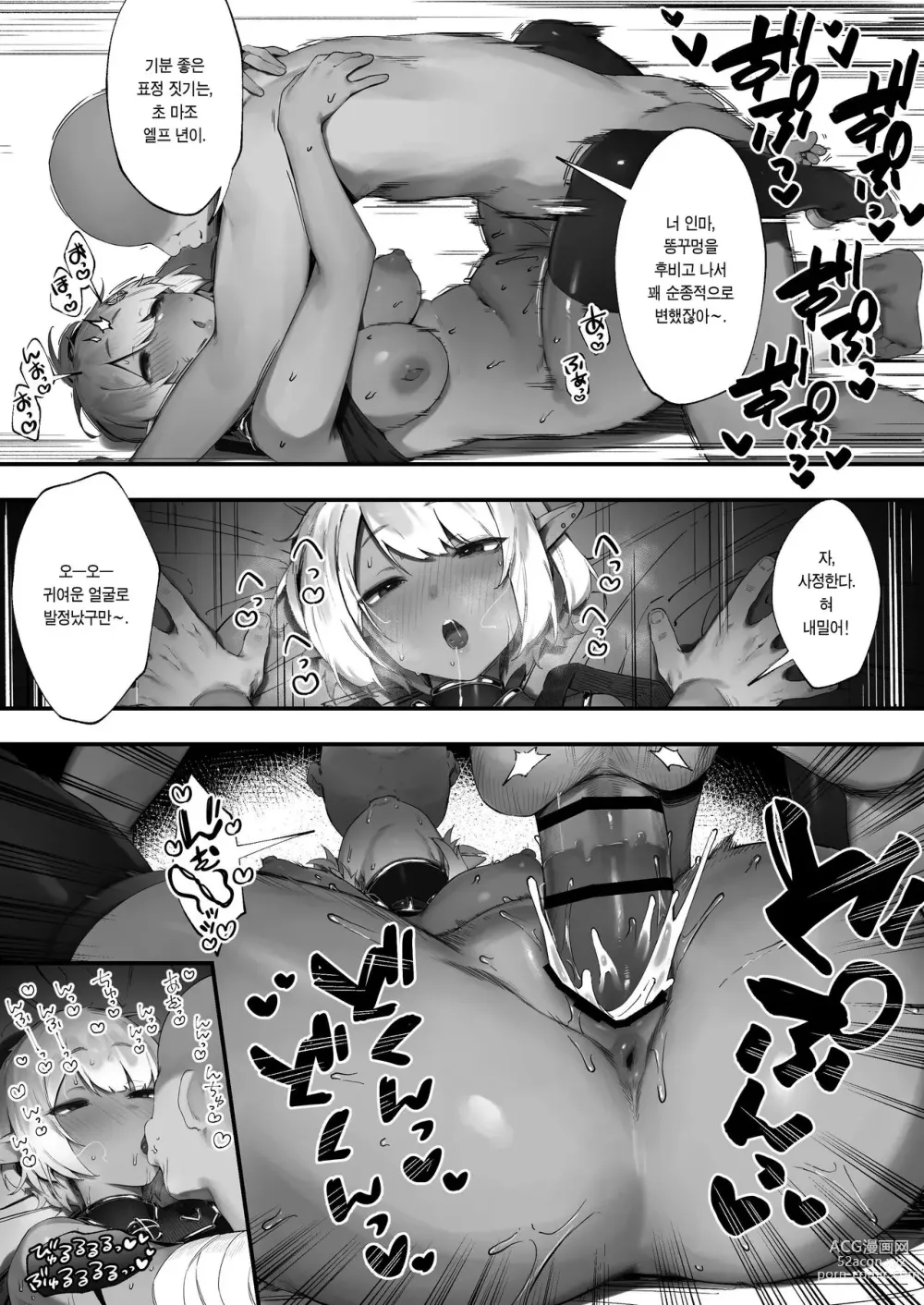 Page 9 of doujinshi 다크 엘프 양과 저주받은 장비 ④