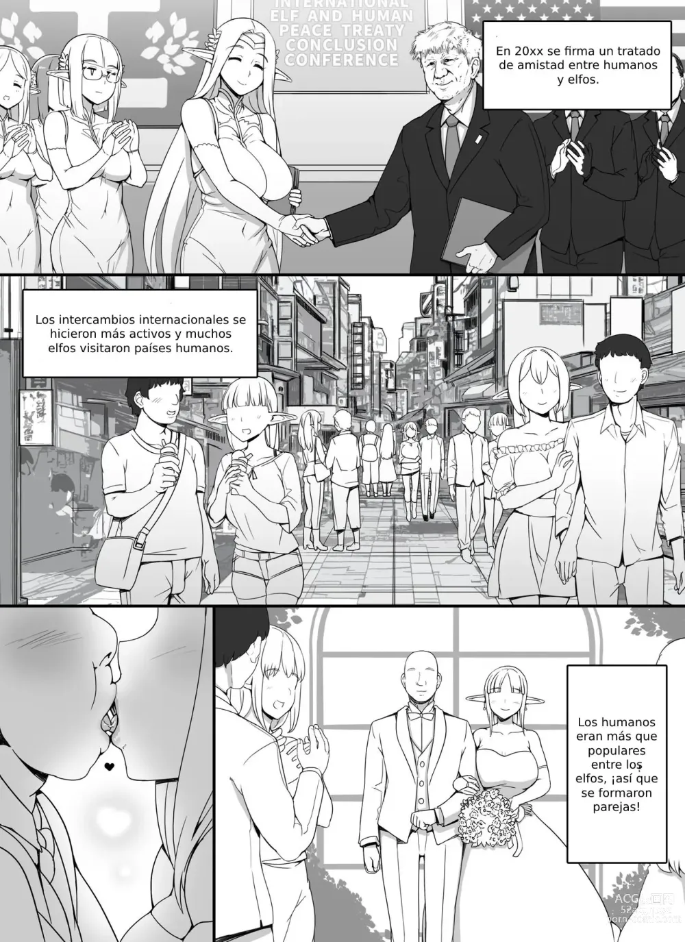 Page 3 of doujinshi Ningen Danna Mochi Hitozuma Elf Muke Ninkatsu Salon e Youkoso