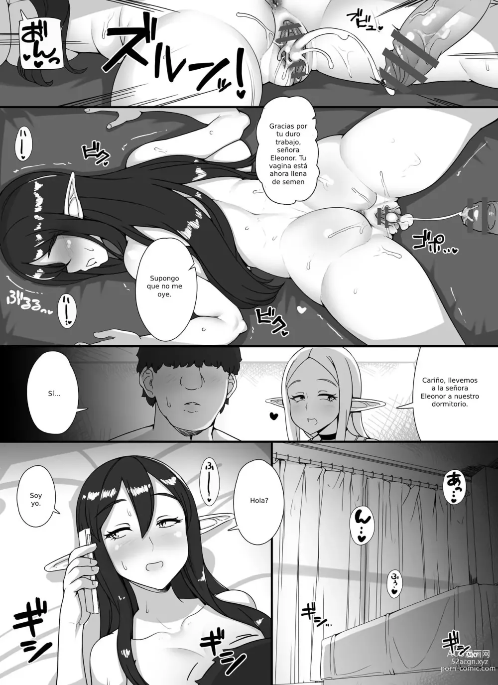 Page 34 of doujinshi Ningen Danna Mochi Hitozuma Elf Muke Ninkatsu Salon e Youkoso