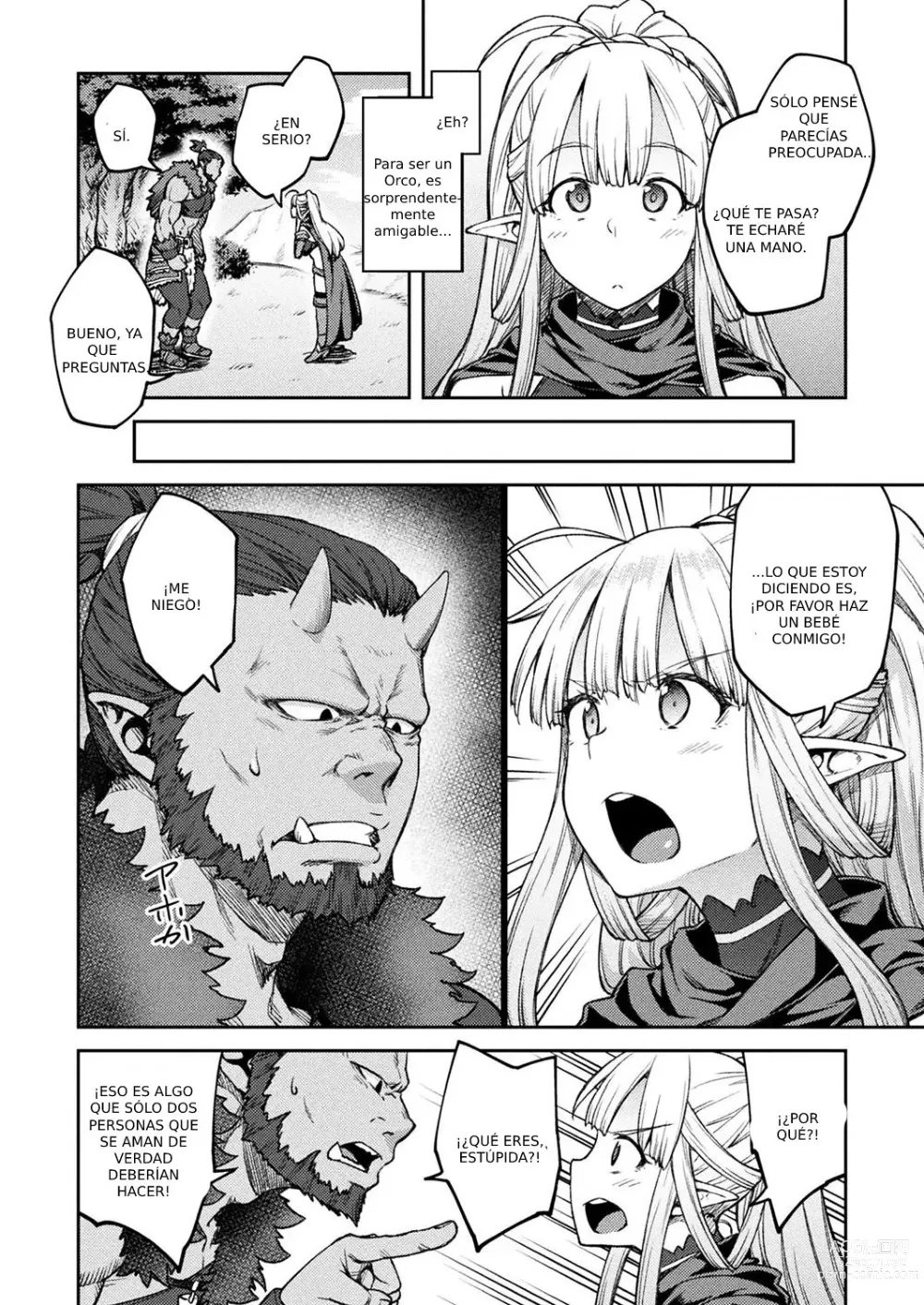 Page 4 of manga Himono Elf, Kozukuri o Suru.