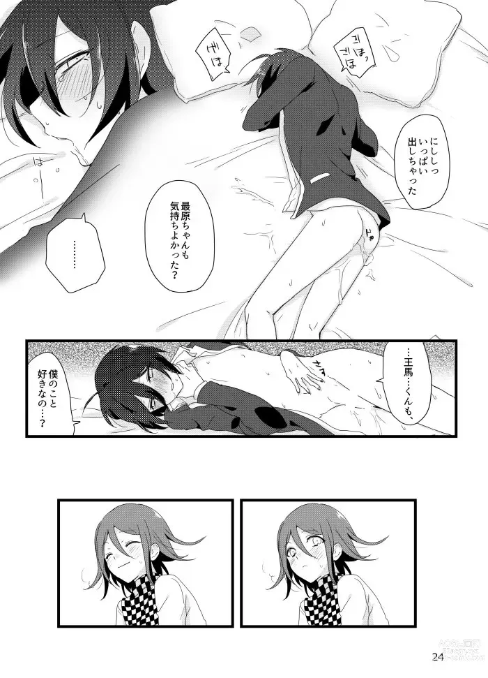 Page 23 of doujinshi Saihara-kun ga Mina-san no xxx ni Erabaremashita