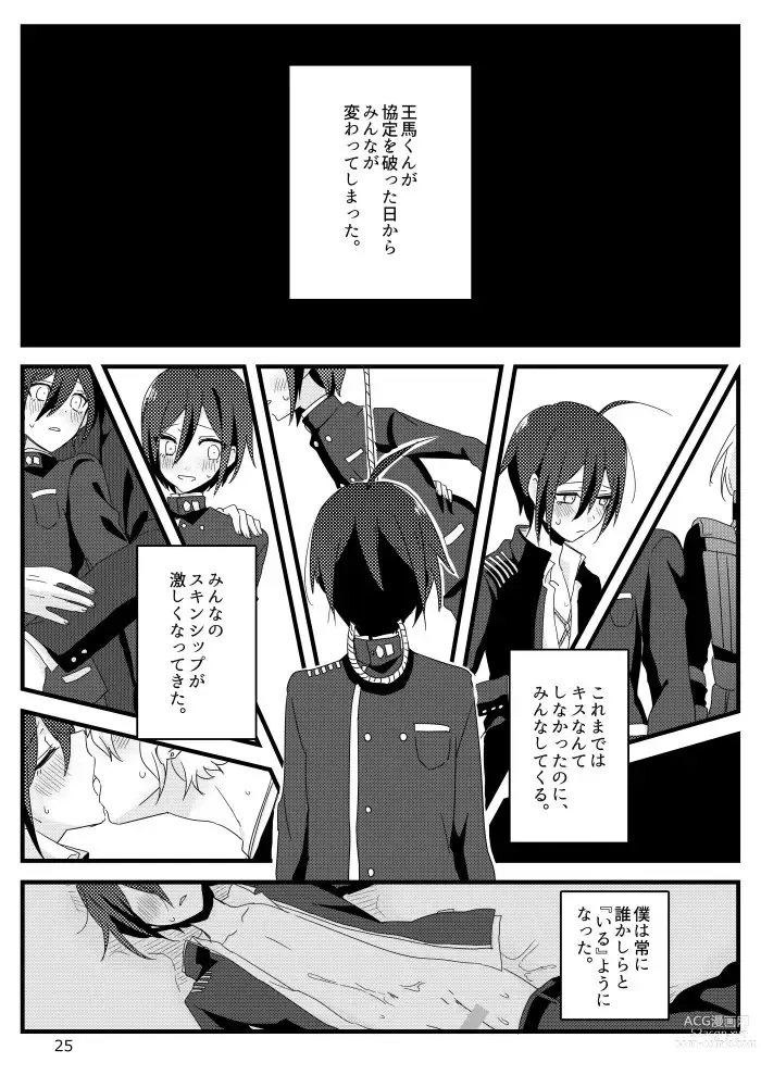 Page 24 of doujinshi Saihara-kun ga Mina-san no xxx ni Erabaremashita