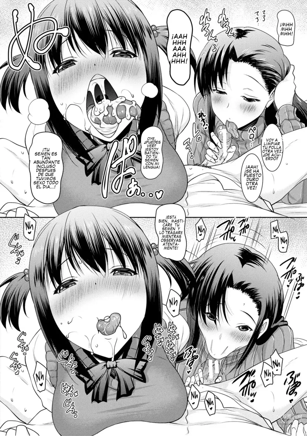 Page 55 of manga Kyonyuu Oyako no Shita to Shikyuu ni Renzoku Shasei Ch. 1-3