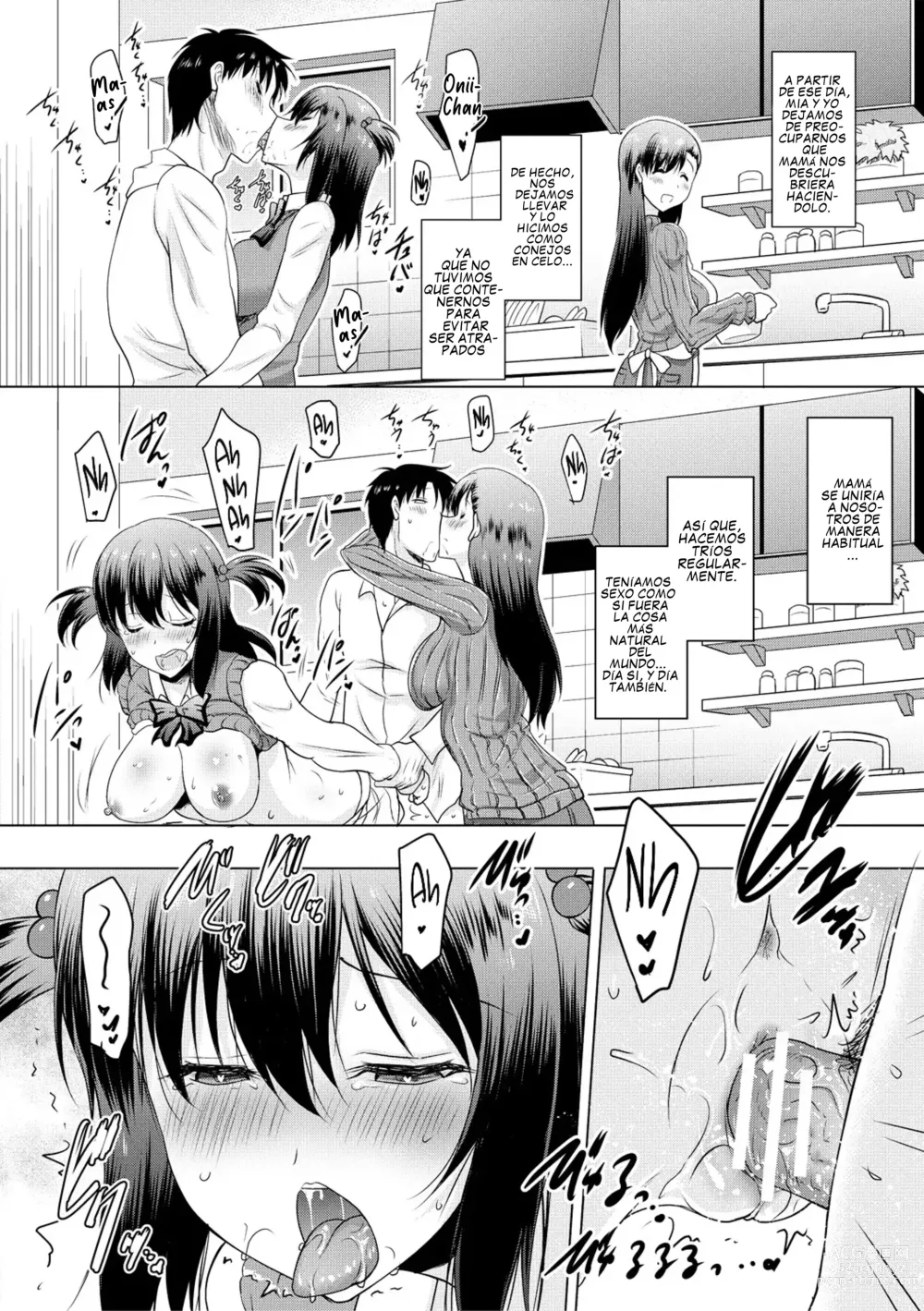 Page 66 of manga Kyonyuu Oyako no Shita to Shikyuu ni Renzoku Shasei Ch. 1-3