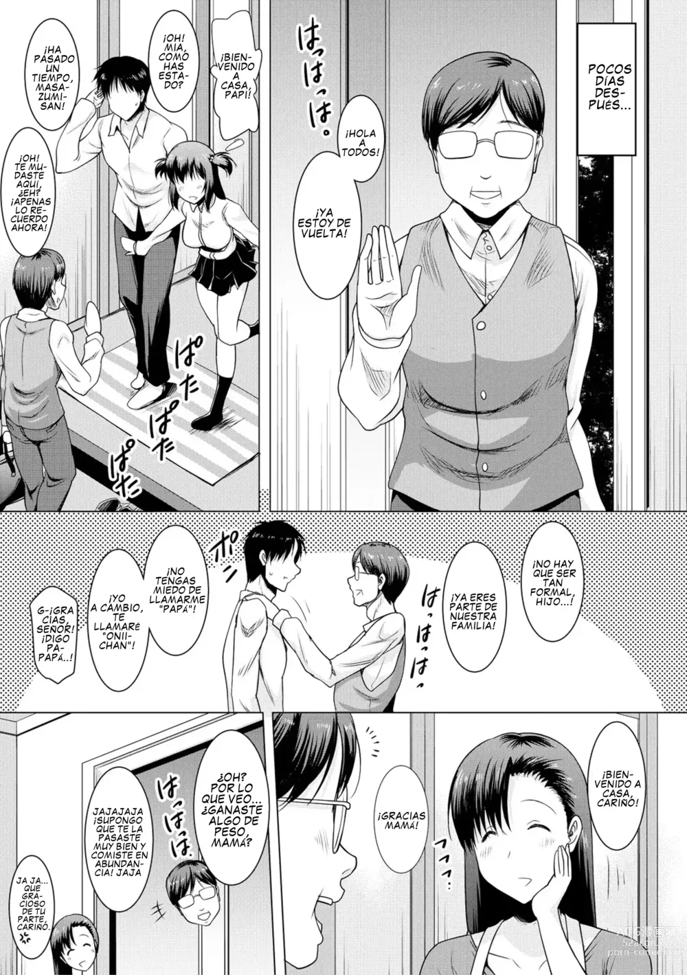 Page 76 of manga Kyonyuu Oyako no Shita to Shikyuu ni Renzoku Shasei Ch. 1-3