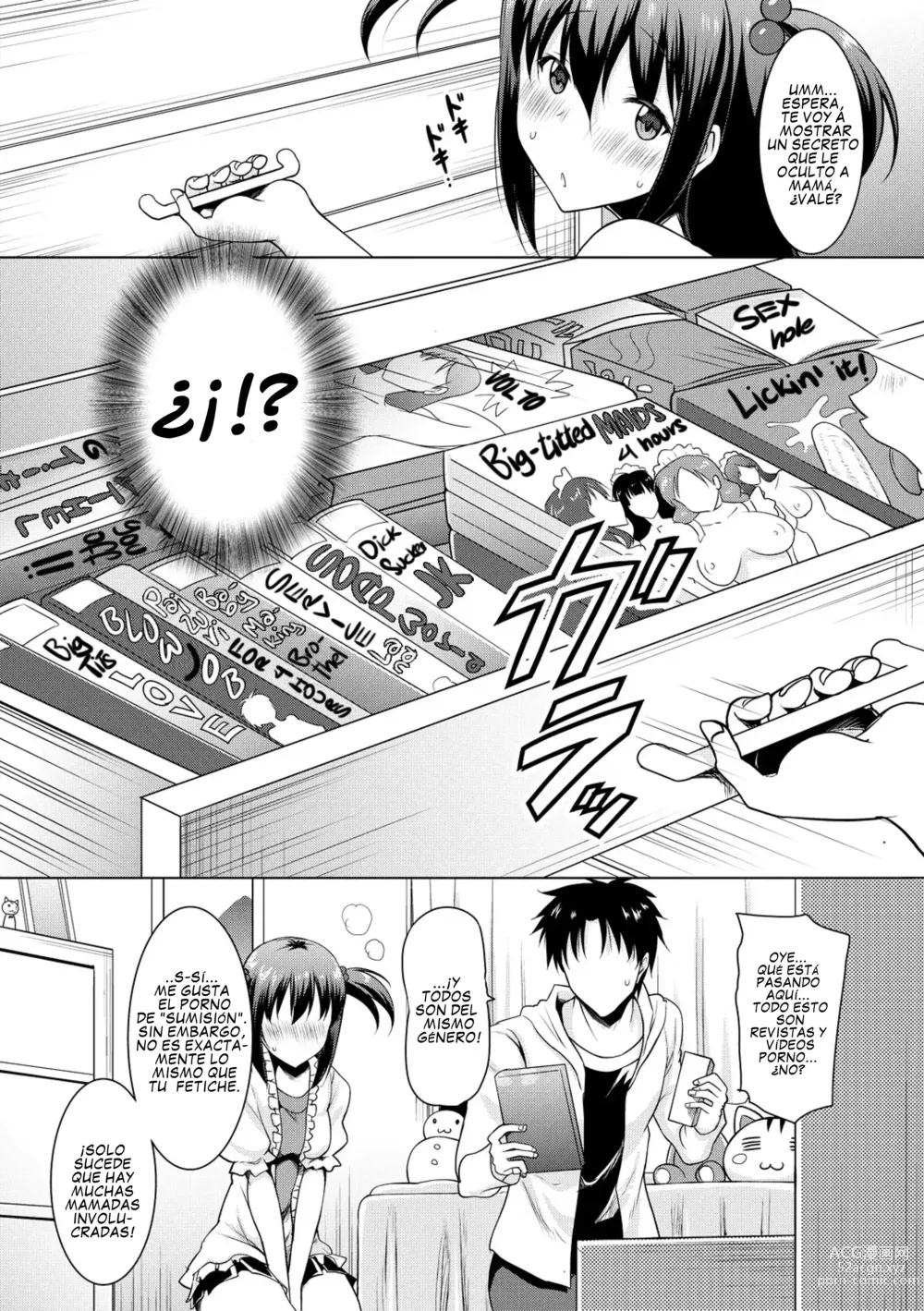 Page 10 of manga Kyonyuu Oyako no Shita to Shikyuu ni Renzoku Shasei Ch. 1-3