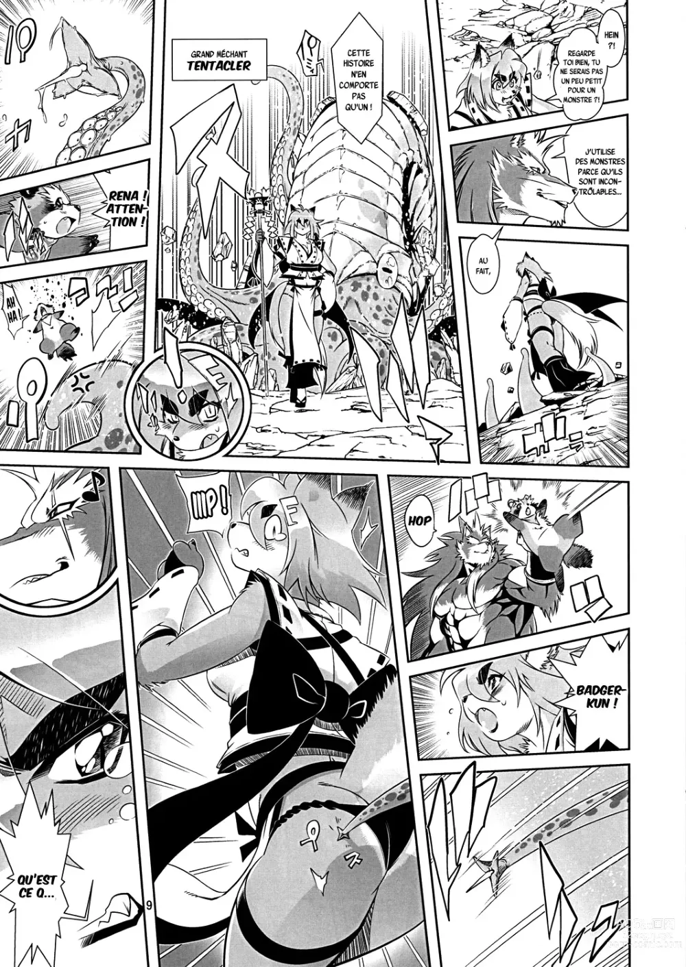 Page 9 of doujinshi Mahou no Juujin Foxy Rena 1