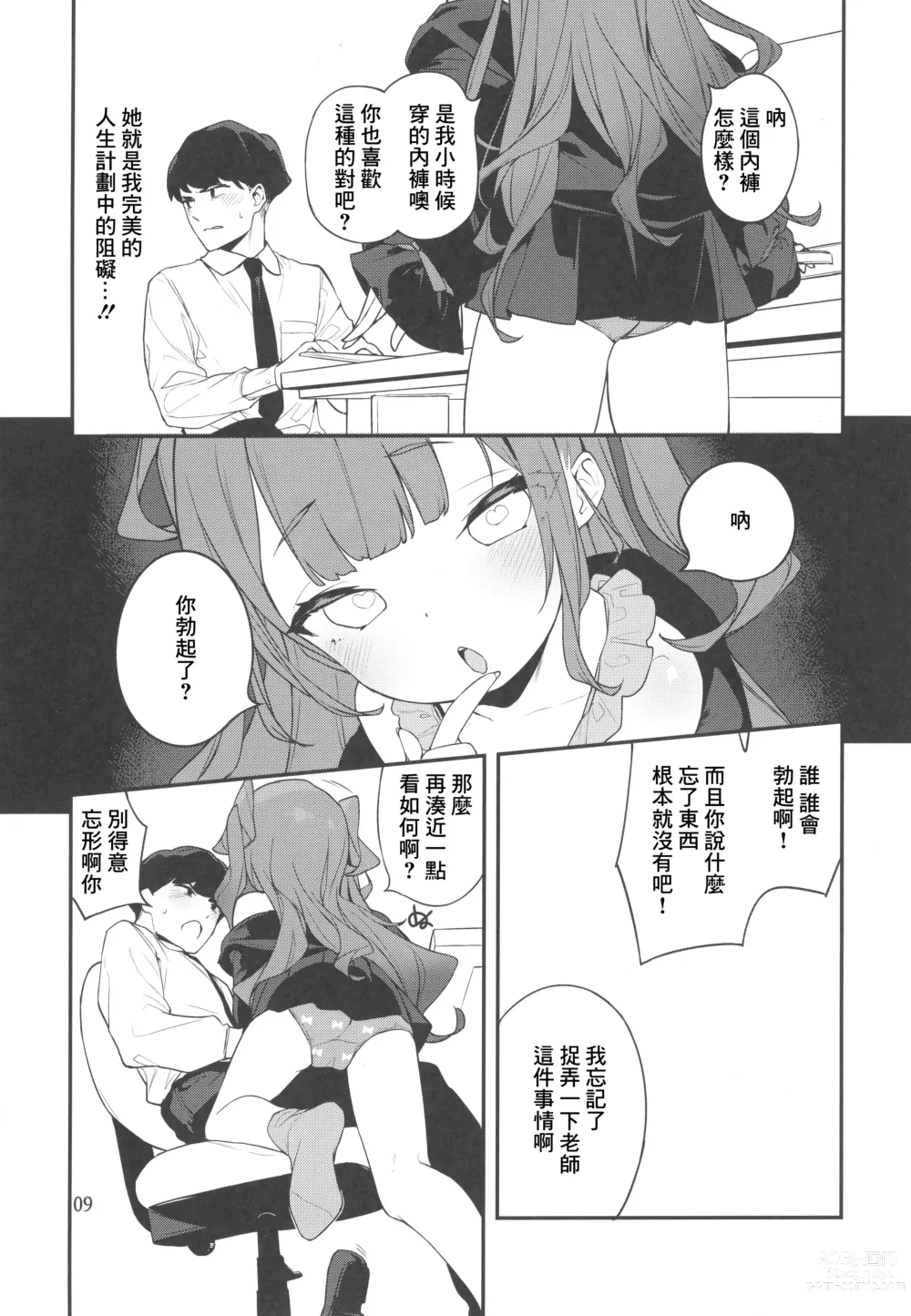 Page 8 of doujinshi Mesugaki-sama no Iu Toori - As MESUGAKI says!