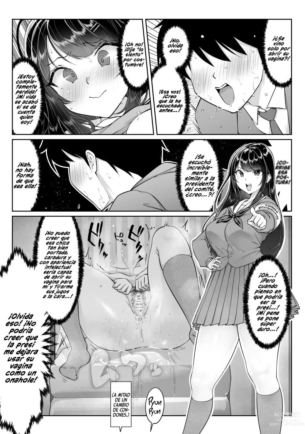 Page 30 of doujinshi La anónima caja sexual 01 La presi del comité disciplinario