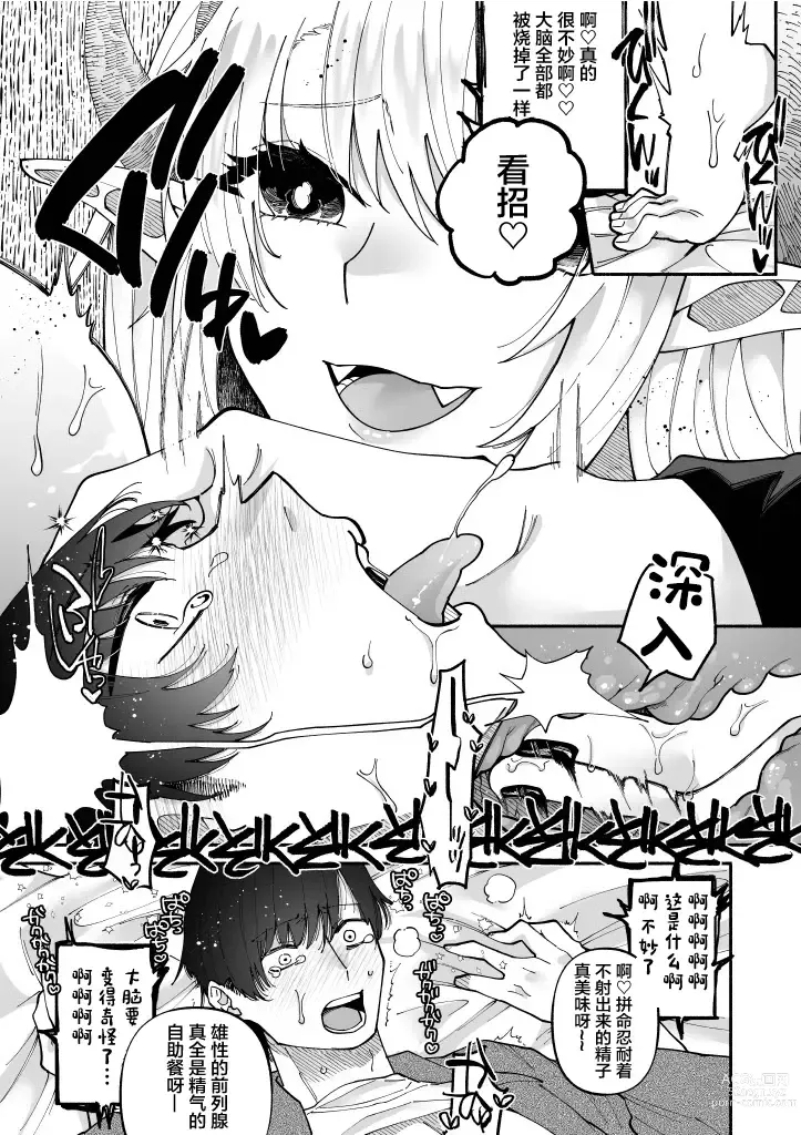 Page 17 of doujinshi Futanari Succubus ni Rettoushu to Wakarasaremashita ~Zako Mesu Soshitsu Ariari, Omanko Onii-san Mikke!~