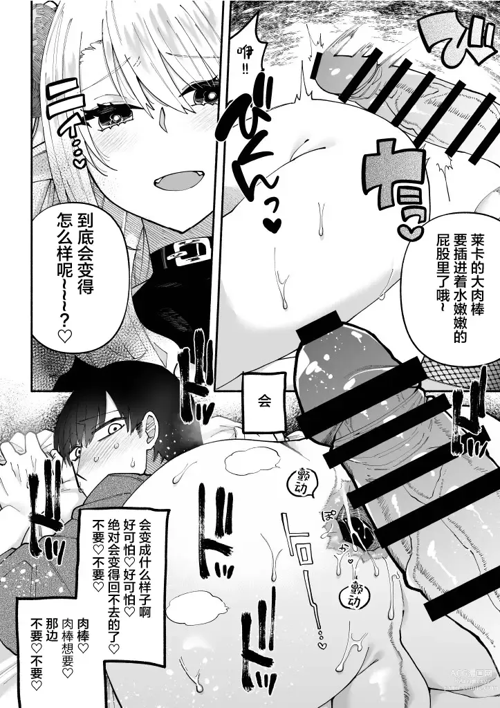 Page 20 of doujinshi Futanari Succubus ni Rettoushu to Wakarasaremashita ~Zako Mesu Soshitsu Ariari, Omanko Onii-san Mikke!~