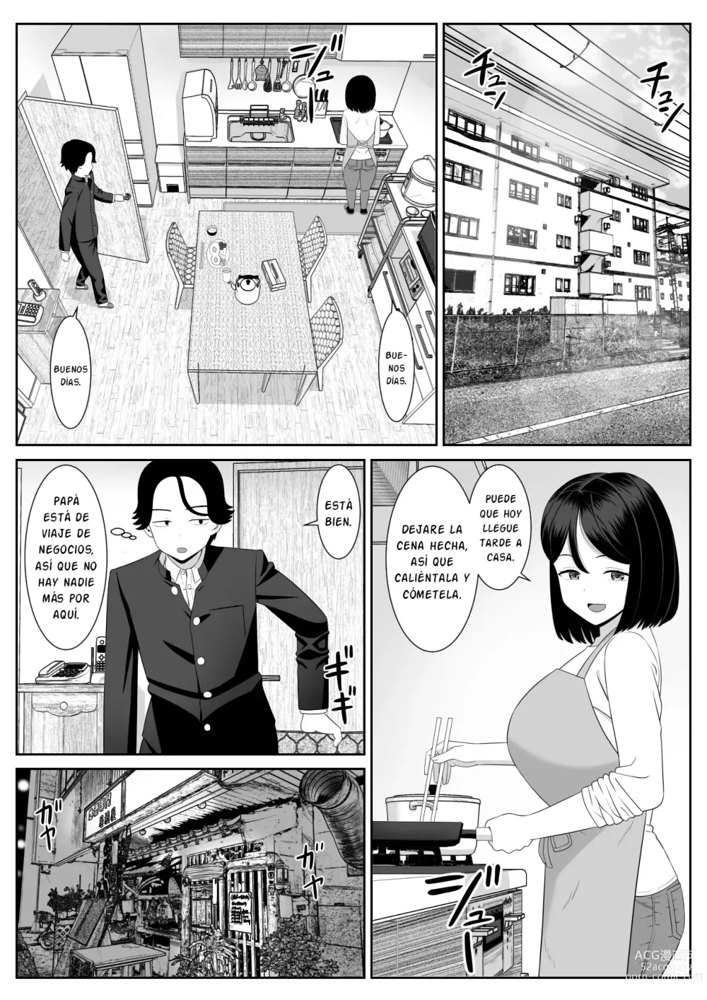 Page 8 of doujinshi Shishunki Musuko wa Okaa-san ni Yokujou suru