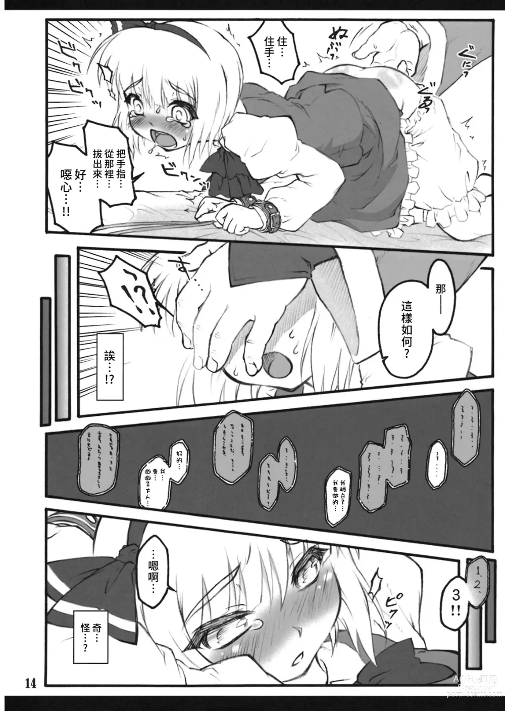 Page 13 of doujinshi Youmu ~Touhou Shoujo Saiin~