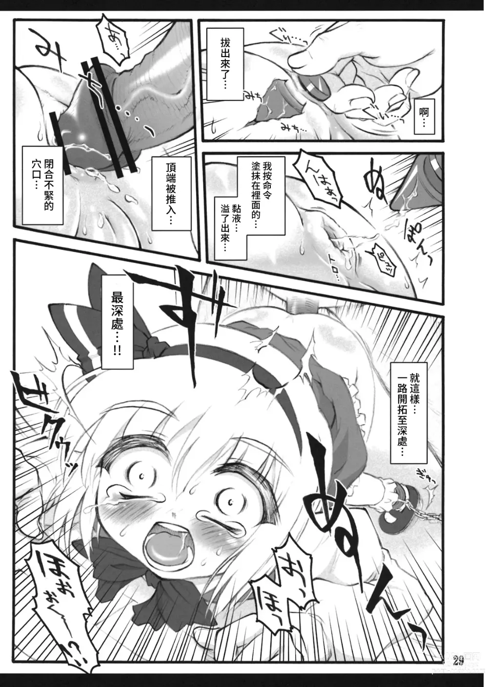 Page 28 of doujinshi Youmu ~Touhou Shoujo Saiin~