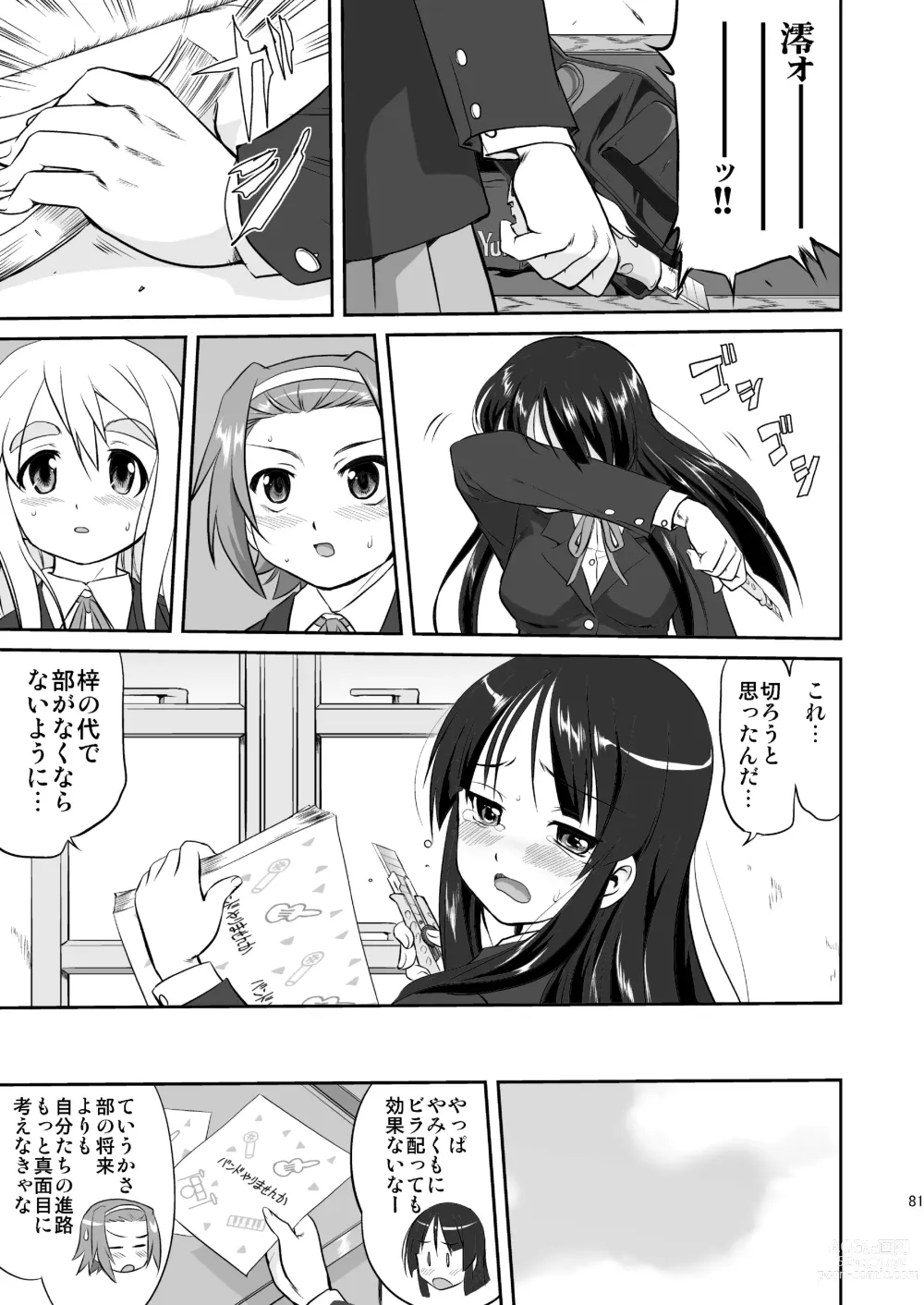 Page 81 of doujinshi K-ON Trilogy