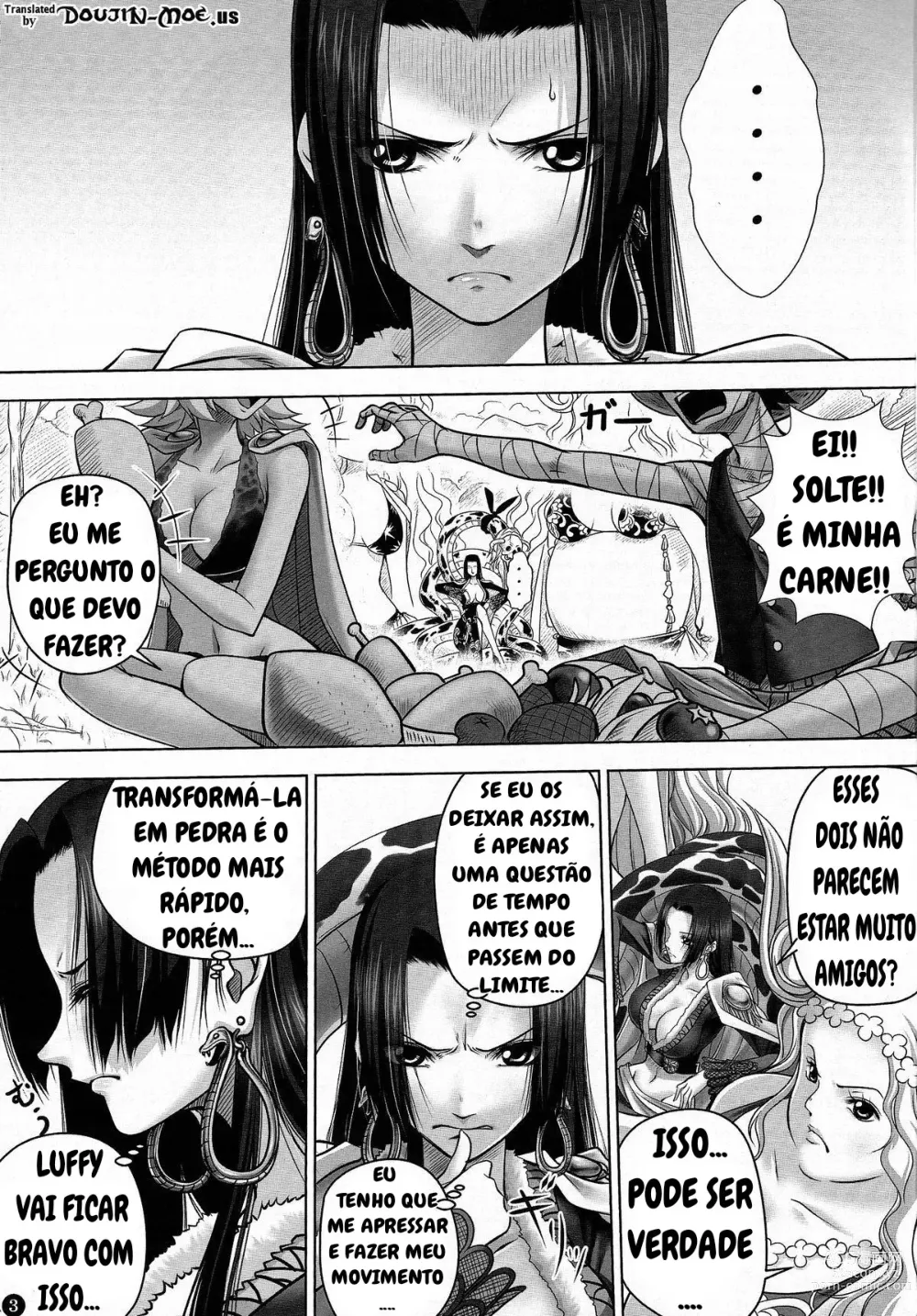 Page 2 of doujinshi Hebihime-sama to Warui Mushi