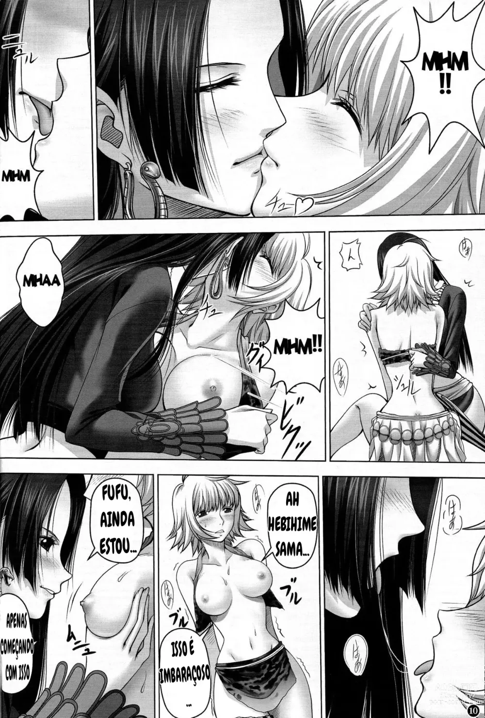 Page 9 of doujinshi Hebihime-sama to Warui Mushi