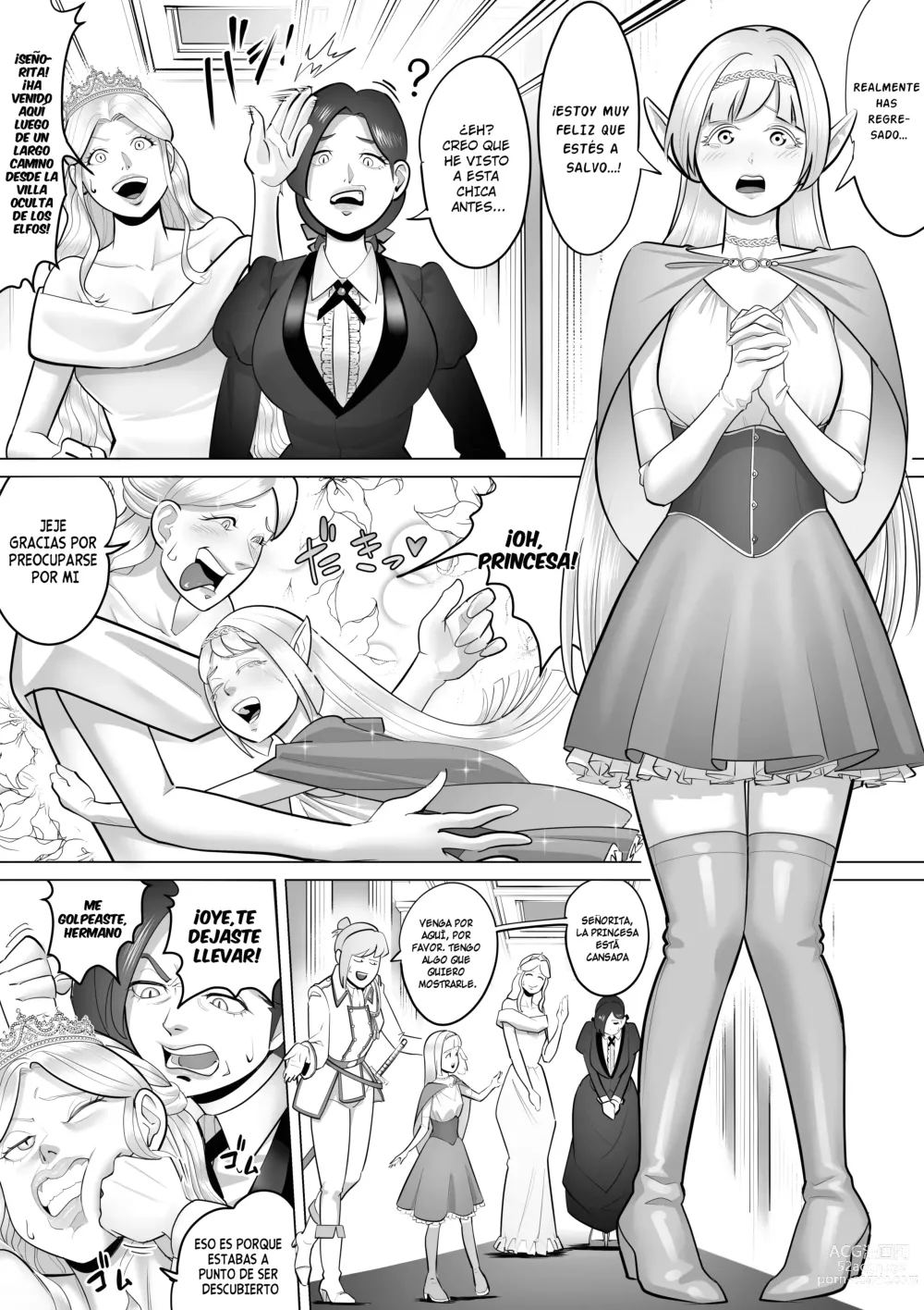 Page 16 of doujinshi The Reincarnated Orcs. A Story Of Possession In A Different World