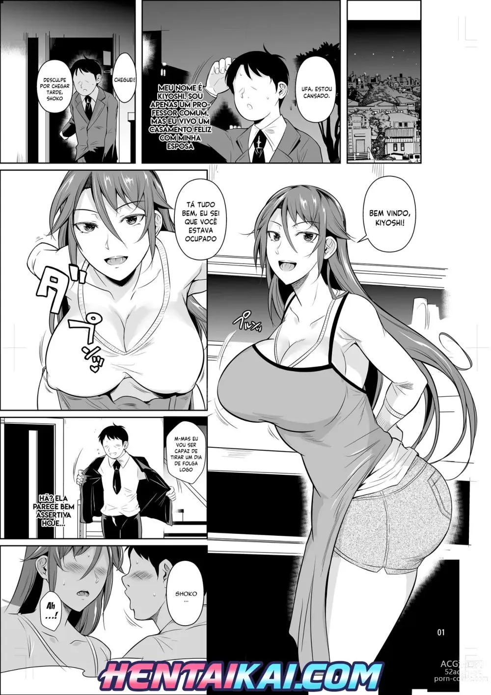 Page 2 of doujinshi Ana Zuma 3 Motoyan Osanazuma ga Ochita Wake II