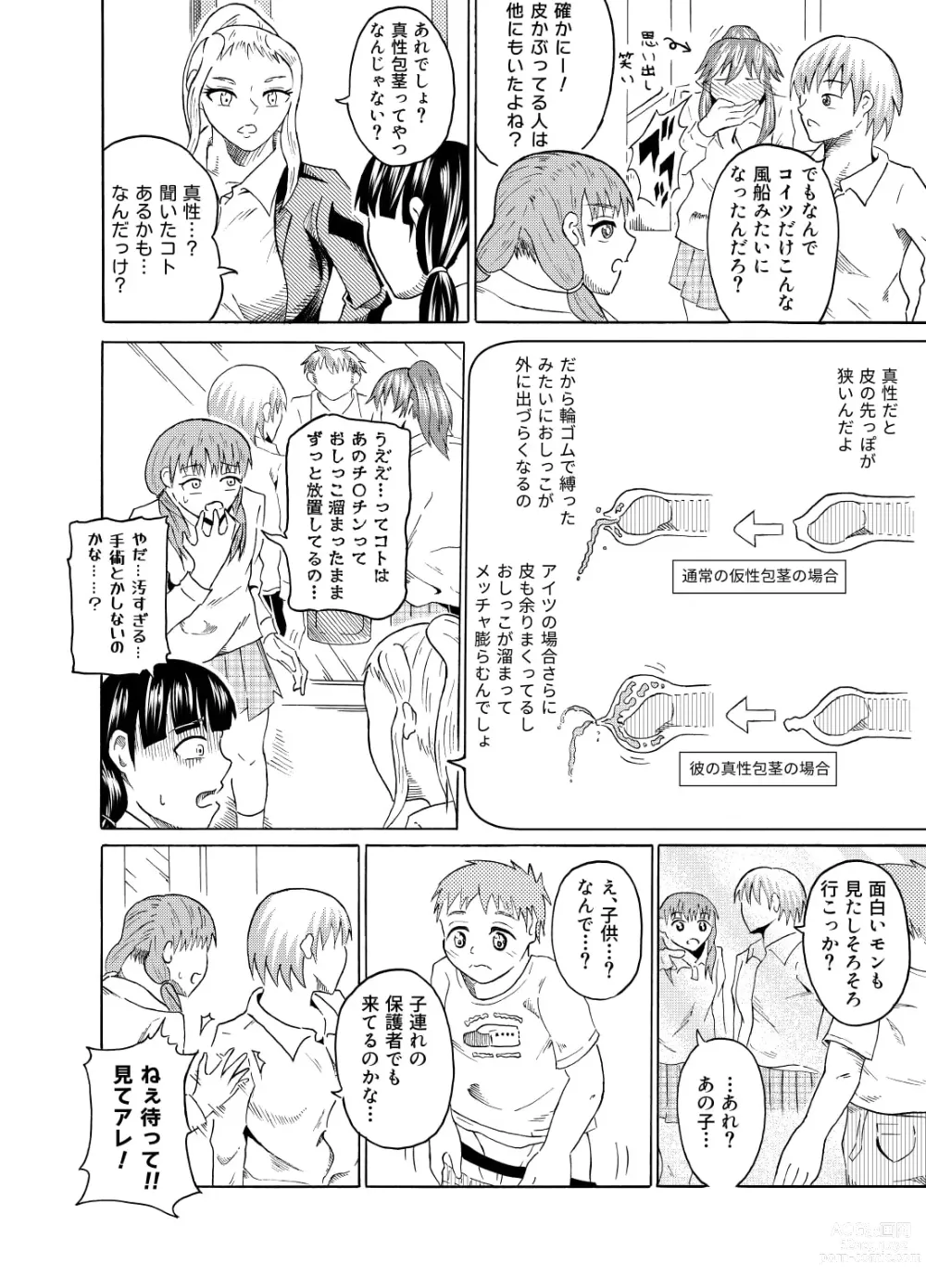 Page 13 of doujinshi Nozoki Miru Joshi-tachi ~Danshi Toilet Hen~