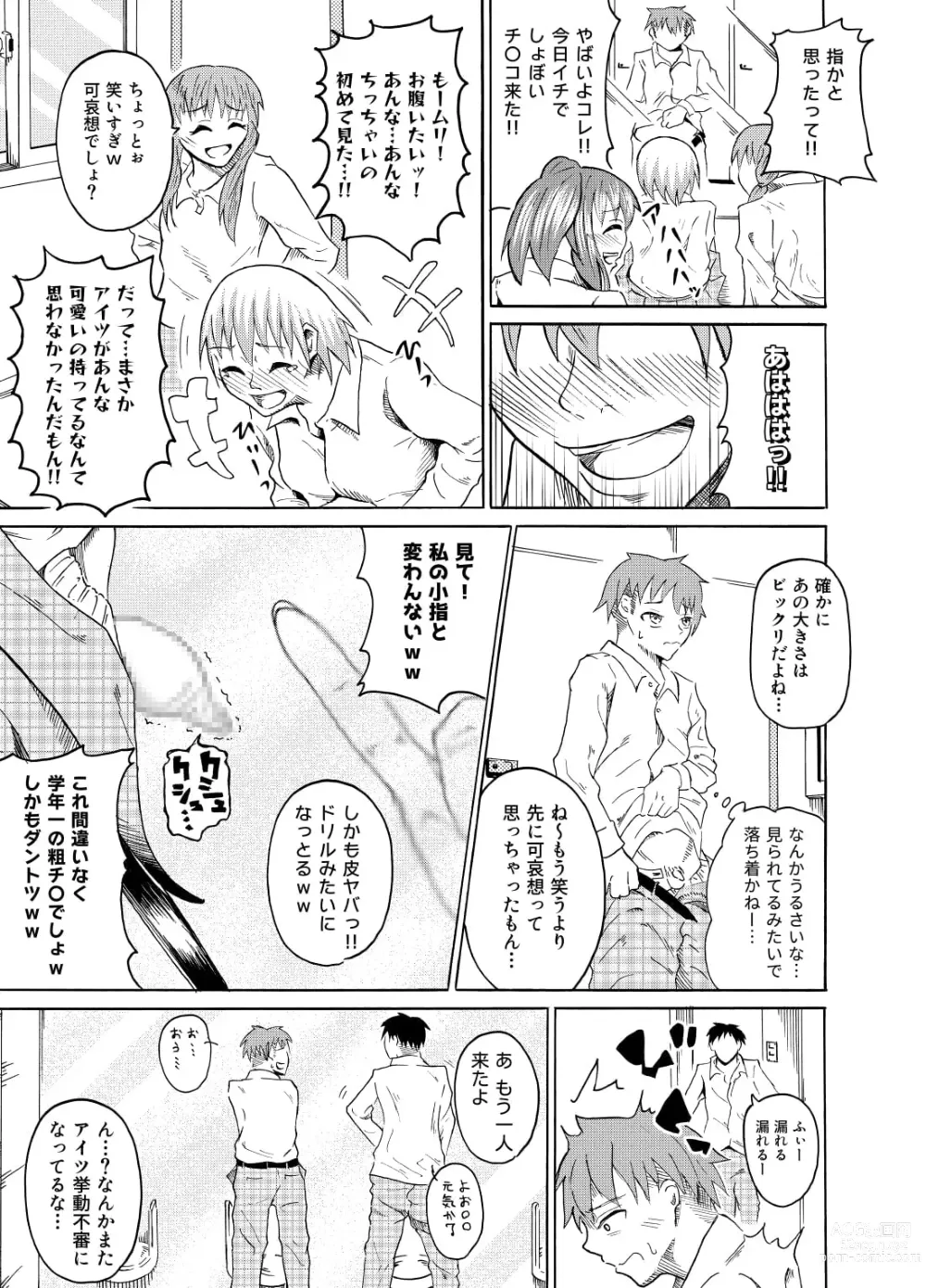 Page 8 of doujinshi Nozoki Miru Joshi-tachi ~Danshi Toilet Hen~