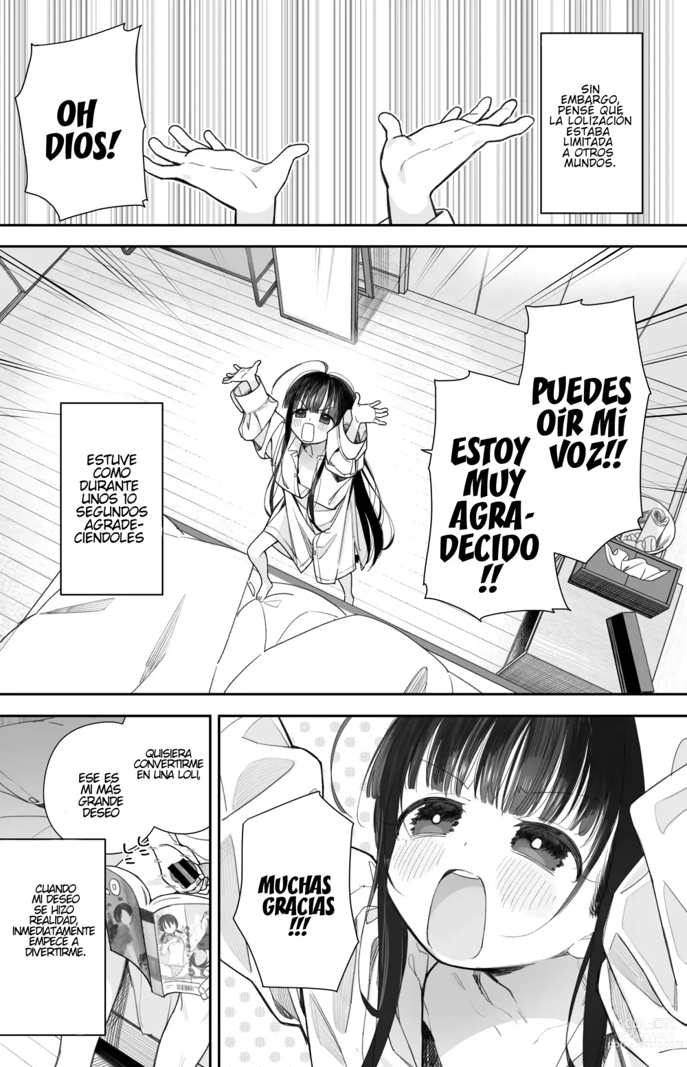 Page 6 of doujinshi TS Loli Oji-san no Bouken Onanie Hen