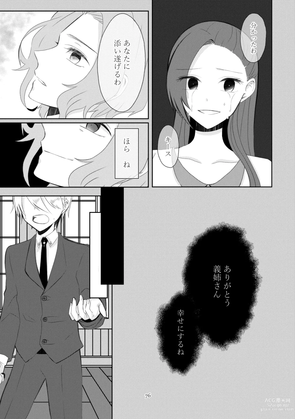 Page 73 of doujinshi Kindan no Kajitsu ga Boku wa Hoshii