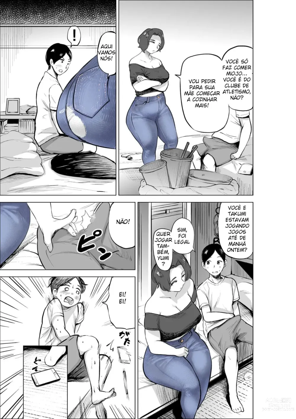 Page 7 of doujinshi Jeans wa Iteru Kowakute Nigate dakedo Megutai na Tomodachi no Okaa-san