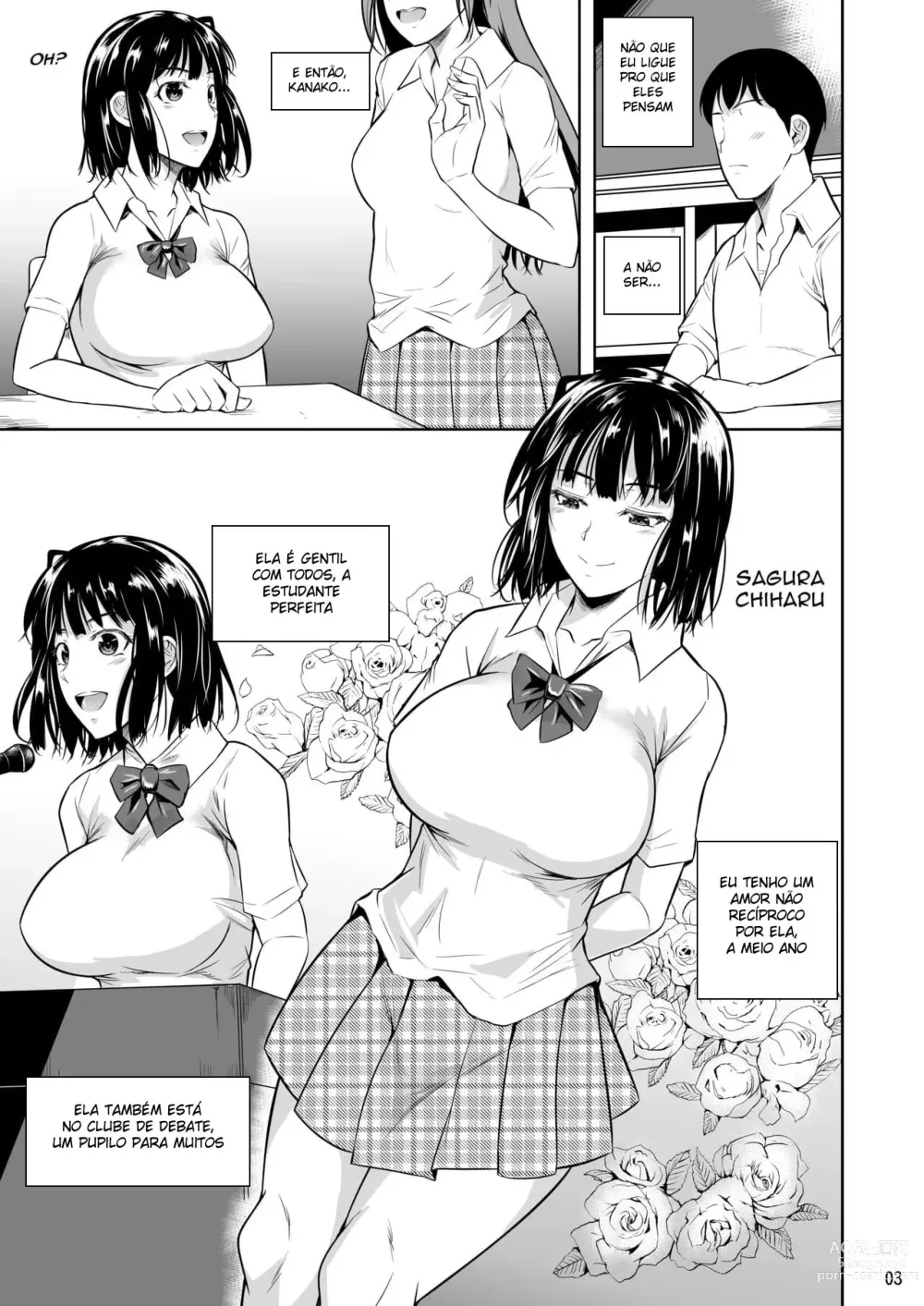 Page 3 of doujinshi Bocchi no Mob ga Tadashii Sentaku o Shite Seiso Shoujo to Tsukiau. Mochiron Sex mo Suru