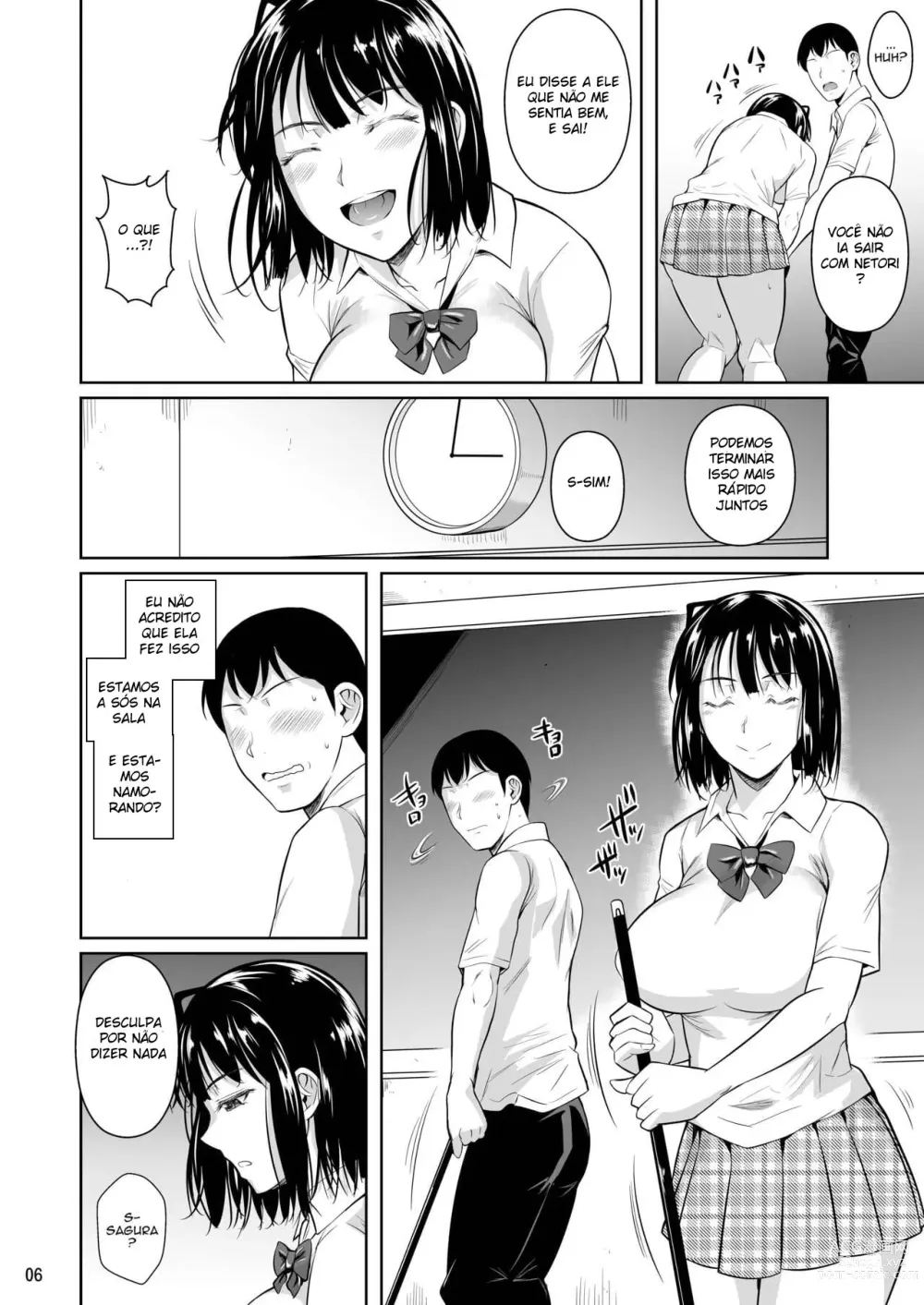 Page 6 of doujinshi Bocchi no Mob ga Tadashii Sentaku o Shite Seiso Shoujo to Tsukiau. Mochiron Sex mo Suru