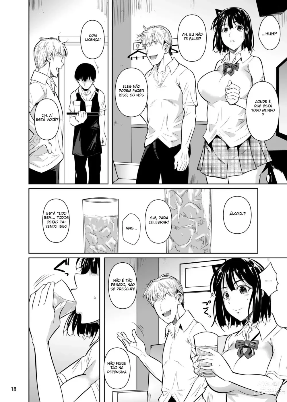 Page 19 of doujinshi Bocchi no Mob ga Tadashii Sentaku o Shite Seiso Shoujo to Tsukiau. 2 Mochiron Sex mo Suru