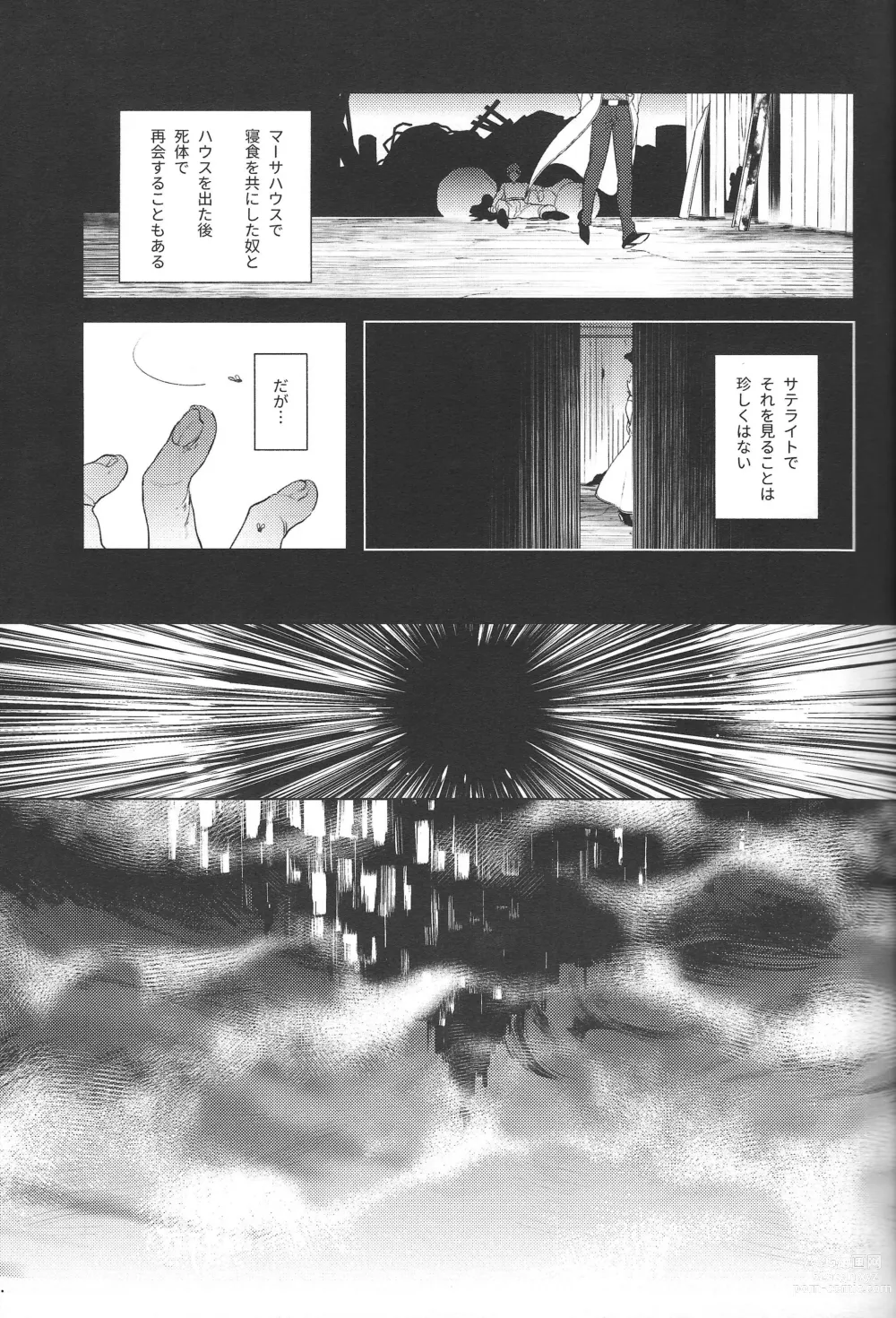 Page 10 of doujinshi Akenai Yoru no Sugoshikata