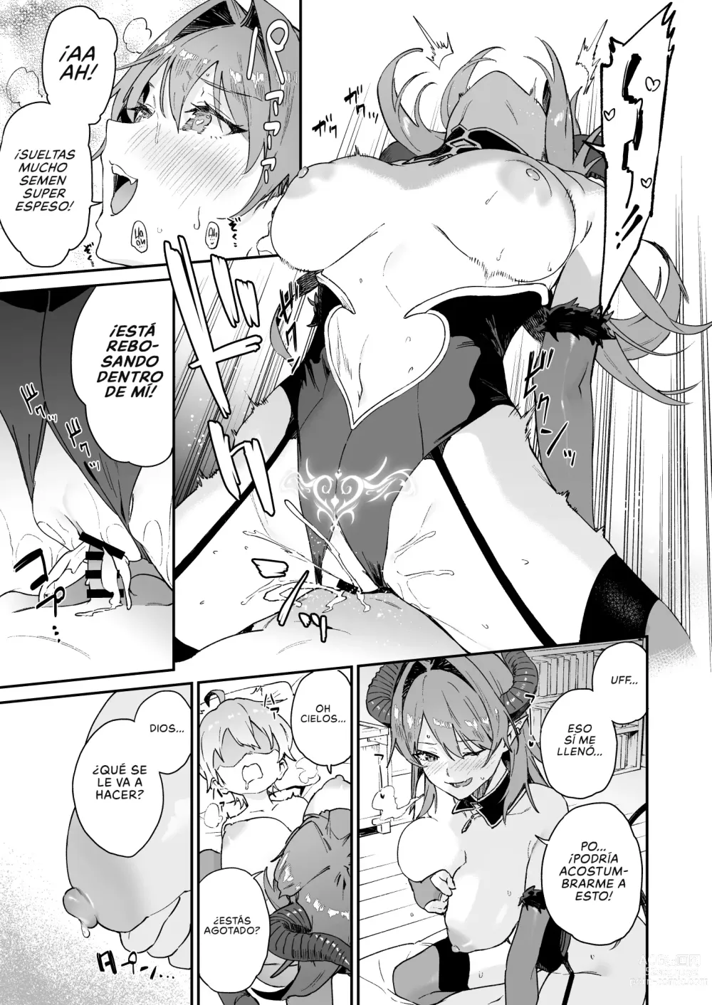 Page 25 of doujinshi ¡Enfrentaré a la Lasciva Señorita Súcubo con Castigos Sexuales!