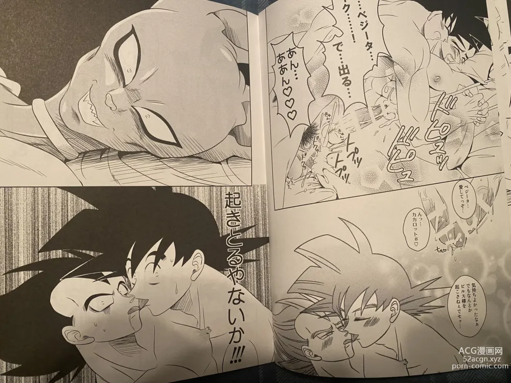 Page 2 of doujinshi Vegeta x goku