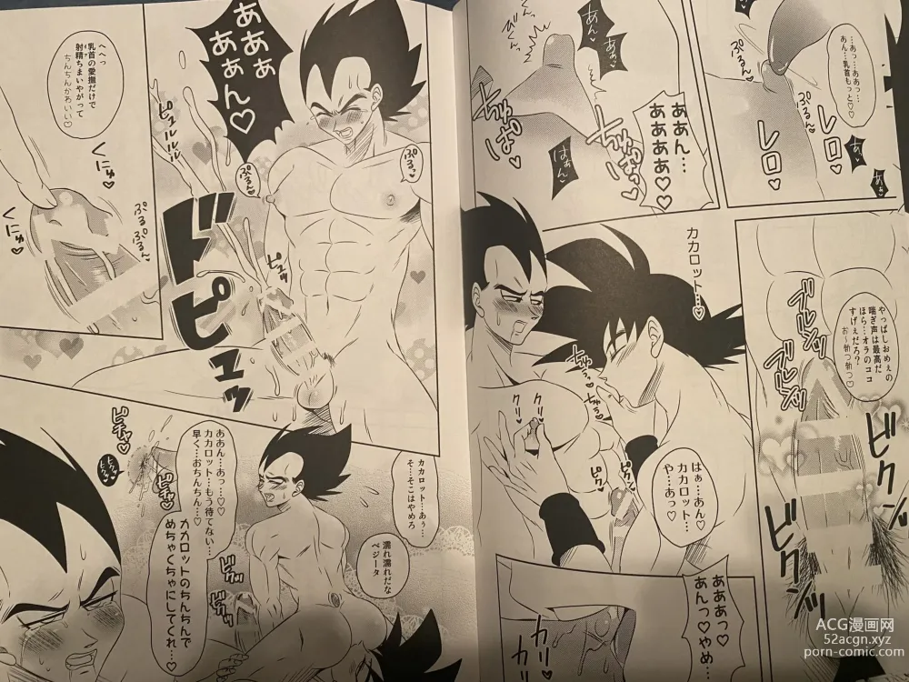 Page 6 of doujinshi Vegeta x goku