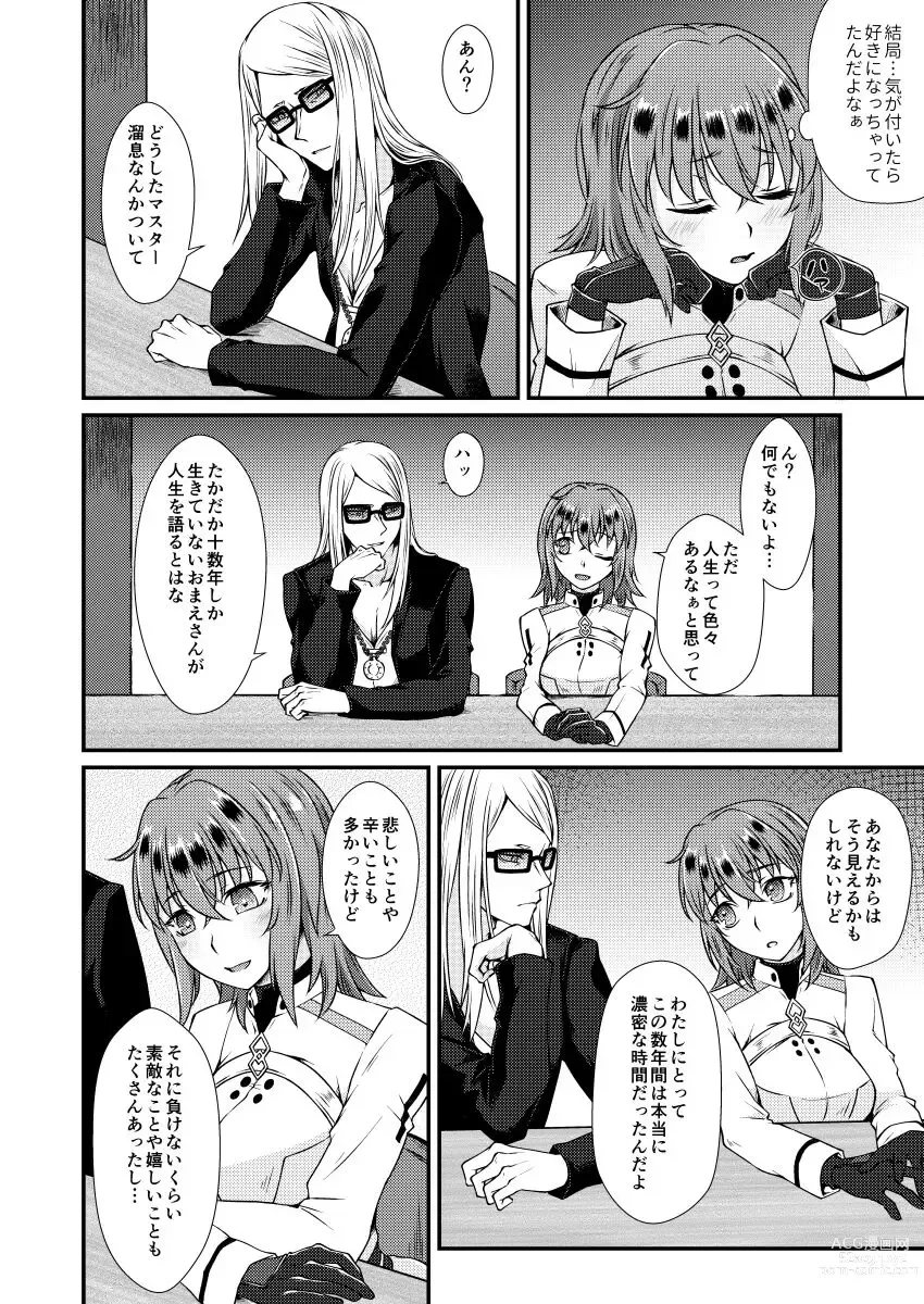 Page 2 of doujinshi poka guda ♀ shinkan sanpuru + busū anke[ fate grand order )