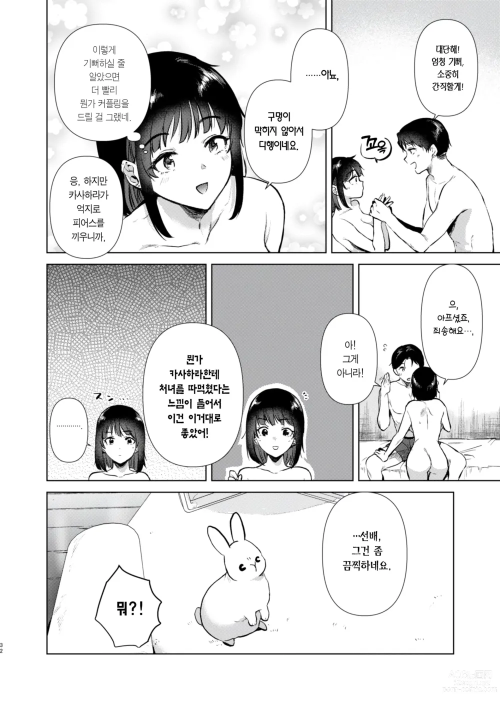 Page 31 of doujinshi 선배, 주말 한가하세요?