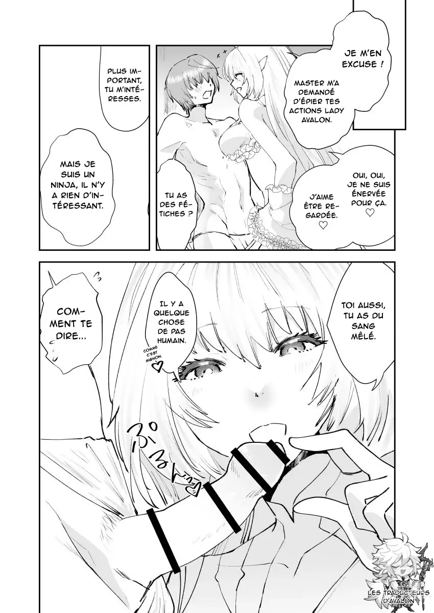 Page 14 of doujinshi Chikyuu Saigo no Succubus ga Chaldea de Yarakasu Hon