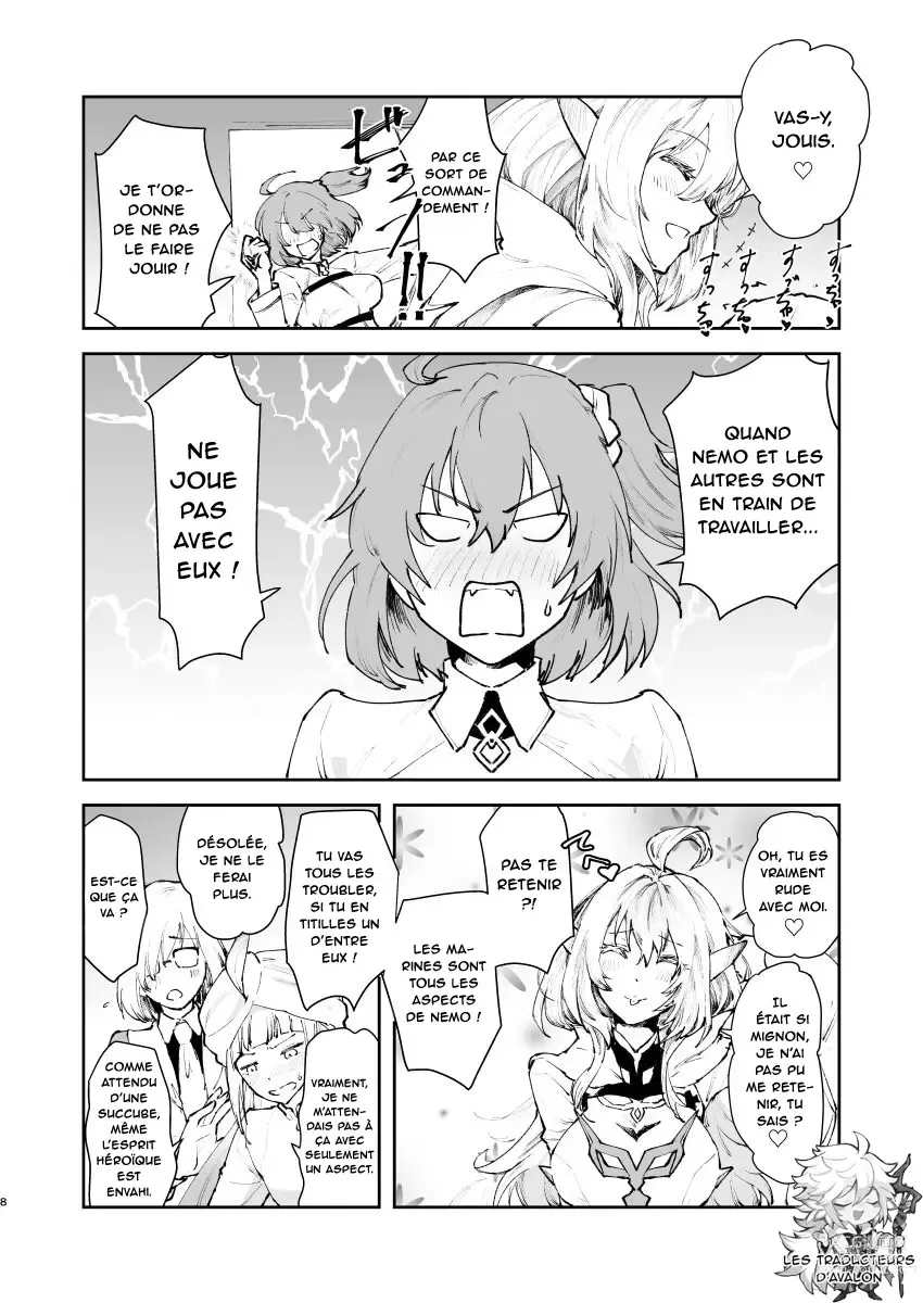 Page 7 of doujinshi Chikyuu Saigo no Succubus ga Chaldea de Yarakasu Hon