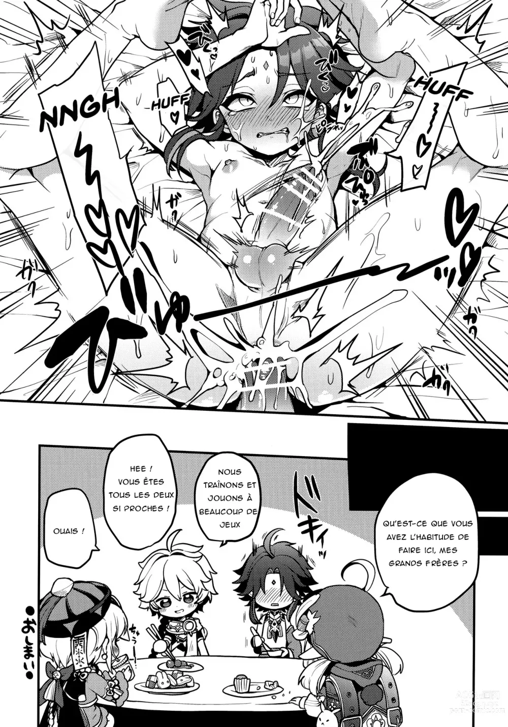 Page 11 of doujinshi AetherXiao ga Tsubo no Naka de Ecchi Suru Hon