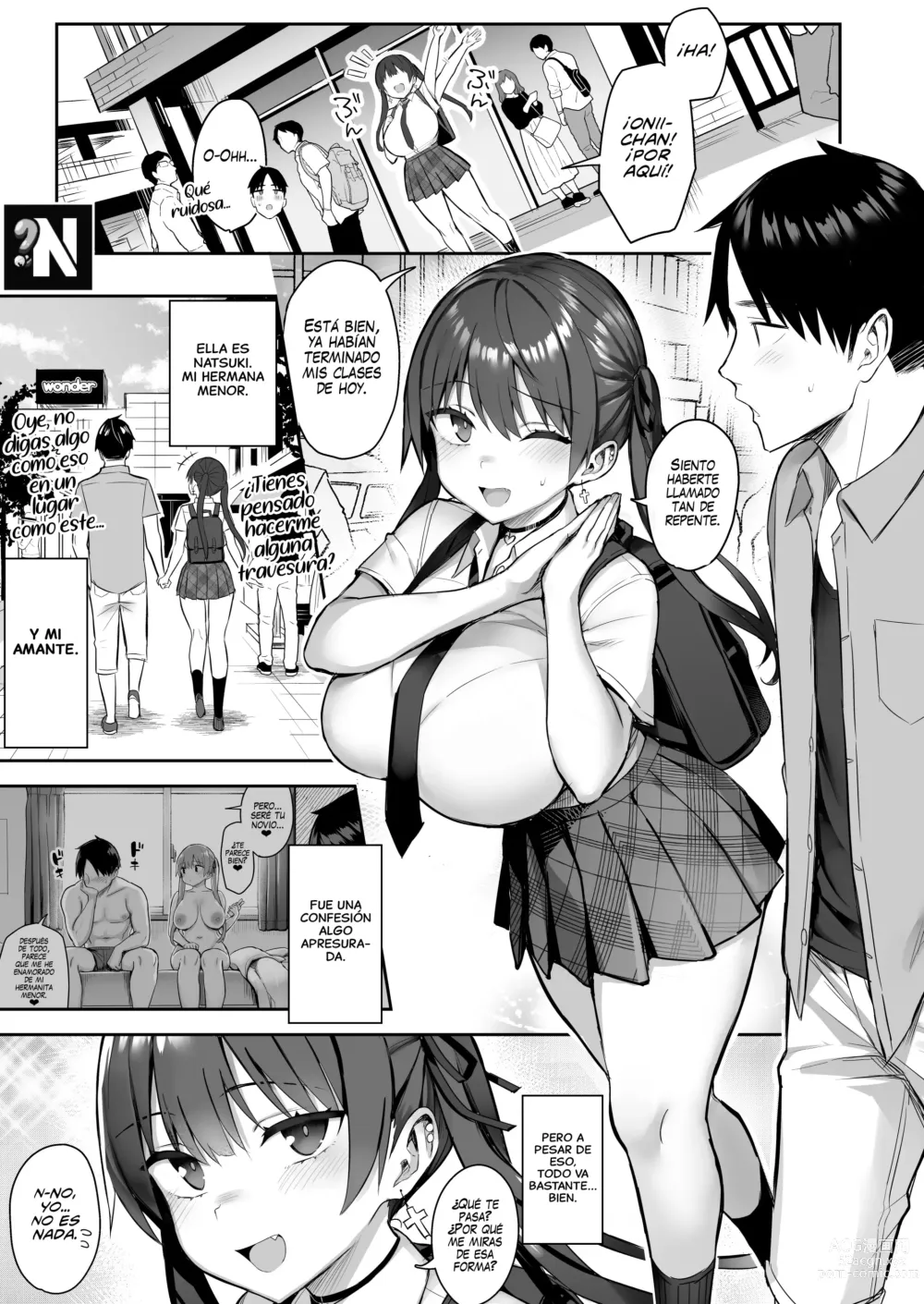 Page 4 of doujinshi ¡¡Mi Hermanita Quien era una Comelibros se Convirtió en una Puta de grandes Tetas...!! 3