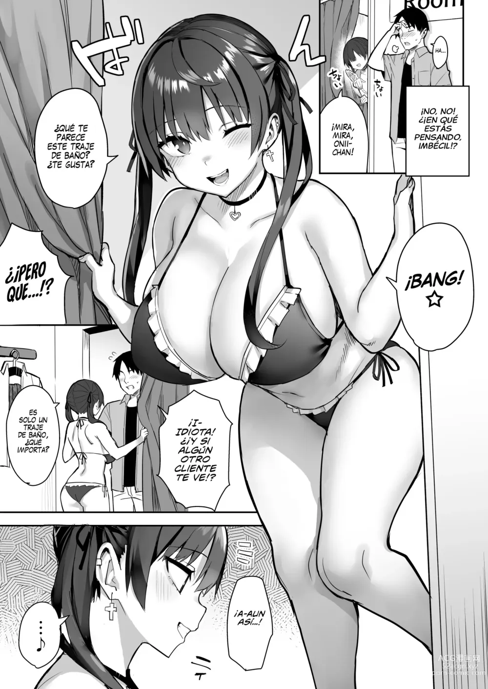 Page 8 of doujinshi ¡¡Mi Hermanita Quien era una Comelibros se Convirtió en una Puta de grandes Tetas...!! 3