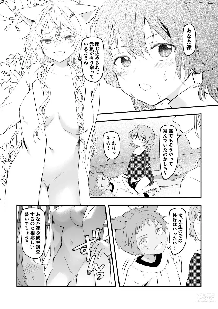 Page 2 of doujinshi Toraerare “Shouhin” ni Naru ka Shiraberareru Shounen Shoujo