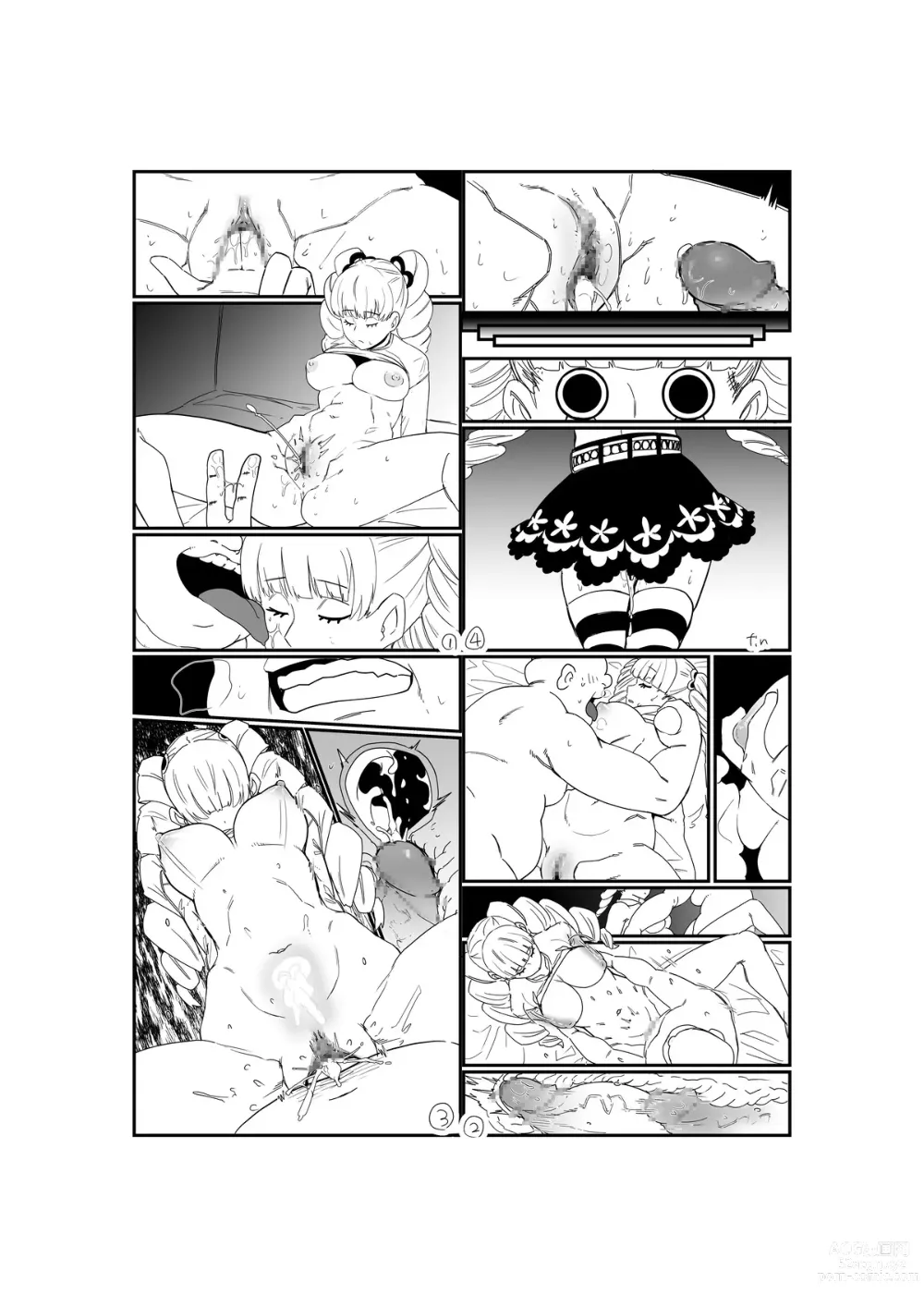 Page 5 of doujinshi A Silent Manga About Unconscious Perona Getting Creampied