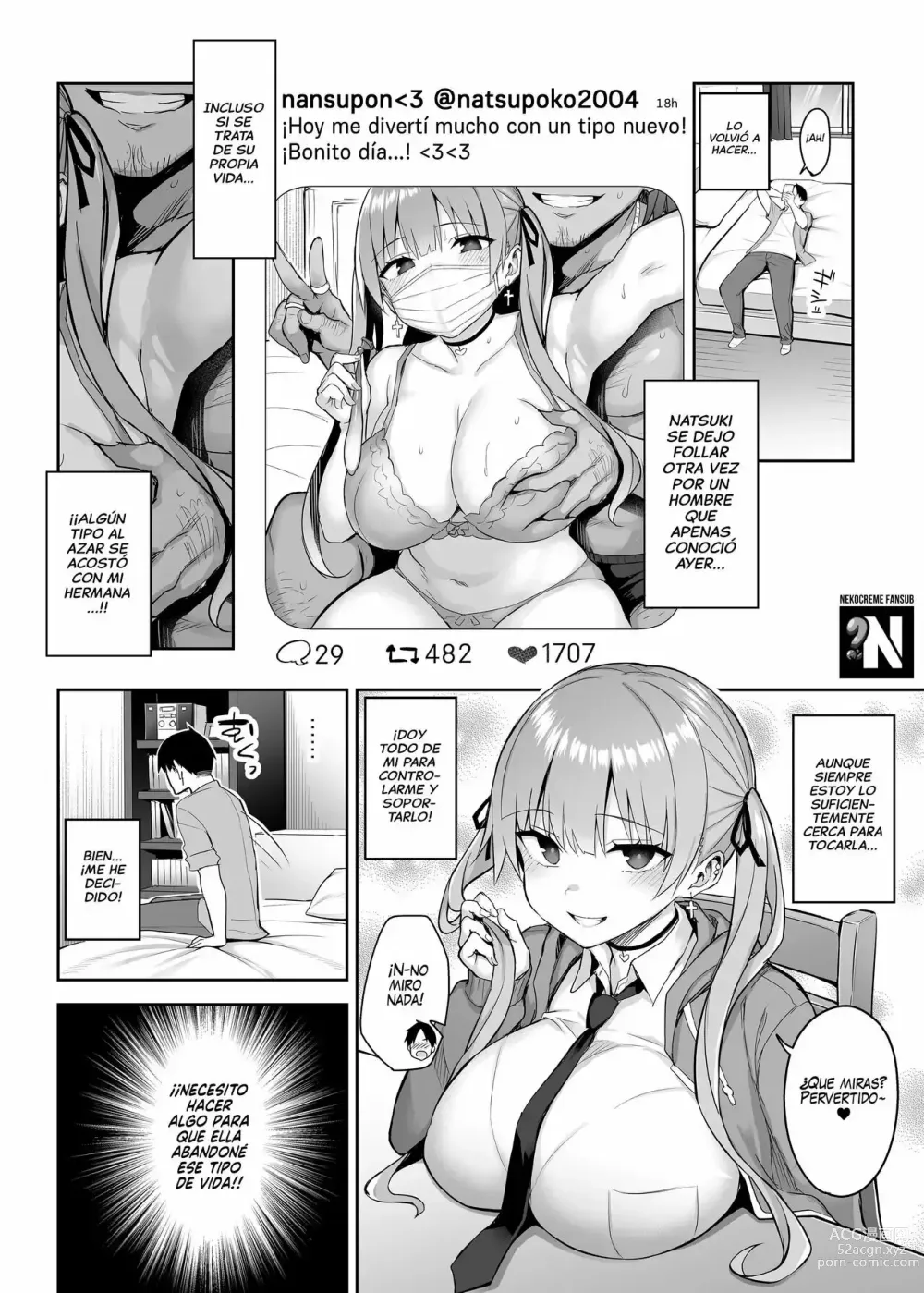 Page 51 of doujinshi ¡¡Mi Hermanita Quien era una Comelibros se Convirtió en una Puta de grandes Tetas...!! 1-3