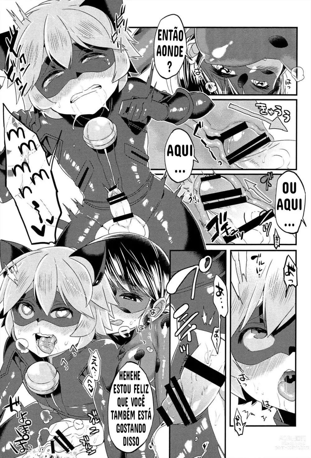 Page 20 of doujinshi Teki no Shoi de Futanari ni Sareta Ladybug ga Cat Noir no Shojo o Ubacchau Hon